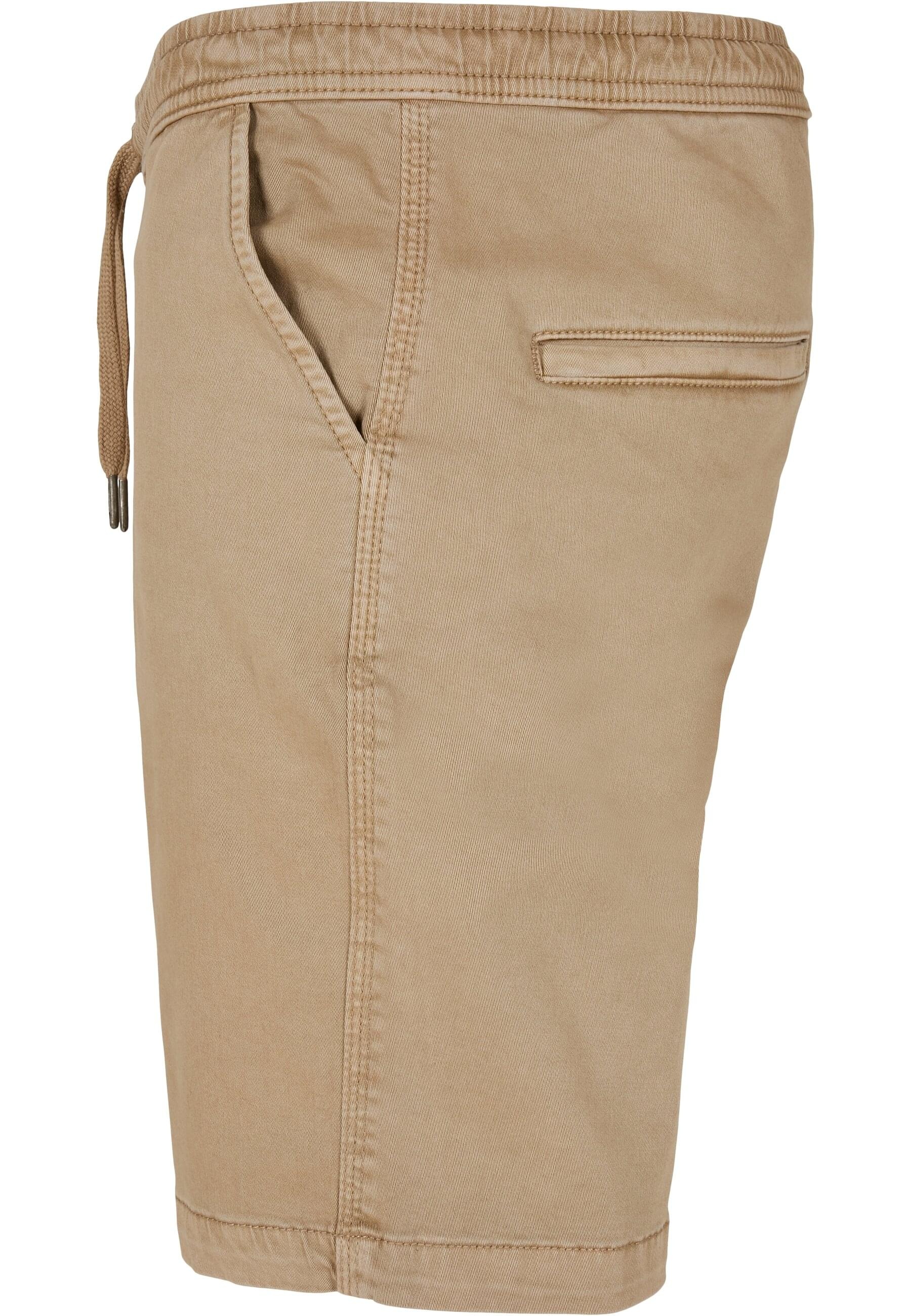 URBAN CLASSICS Stoffhose »Urban Classics Herren Stretch Twill Joggshorts«, (1 tlg.)