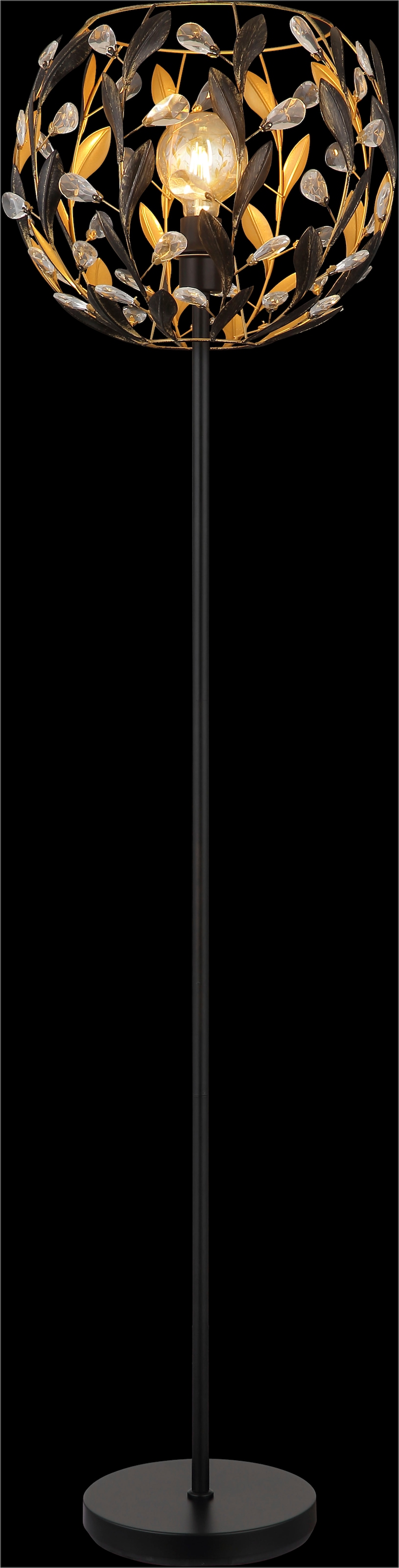 GLOBO LIGHTING Stehlampe »MIKA« E27 1 Stk. Stehlampe Wohnzimmer Schlafzimmer Flur Design-Leuchte