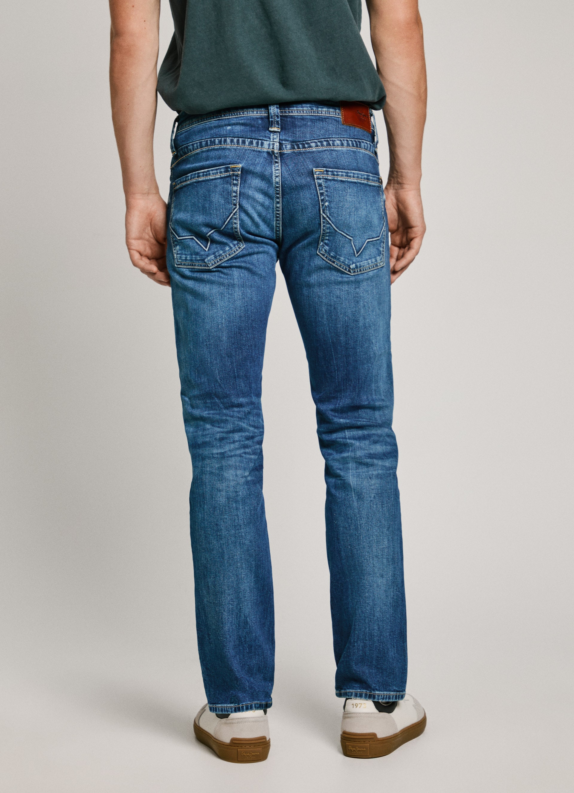 Pepe Jeans Herren Jeans CASH - Regular Fit - Blau - Dark Blue Denim günstig online kaufen