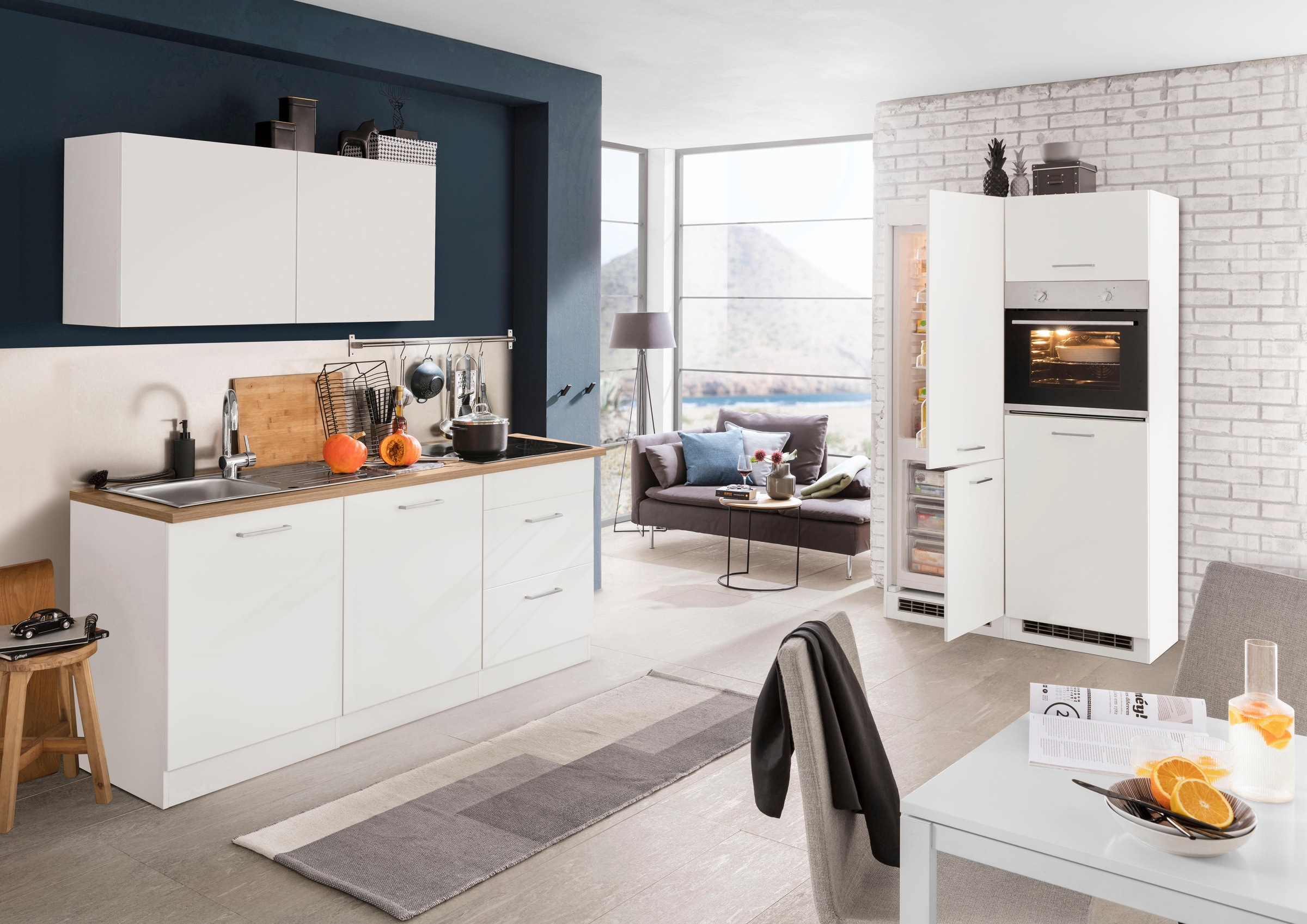 KOCHSTATION Küchenzeile "KS-Kehl" ohne E-Geräte, Breite 300 cm, für Kühl/Ge günstig online kaufen