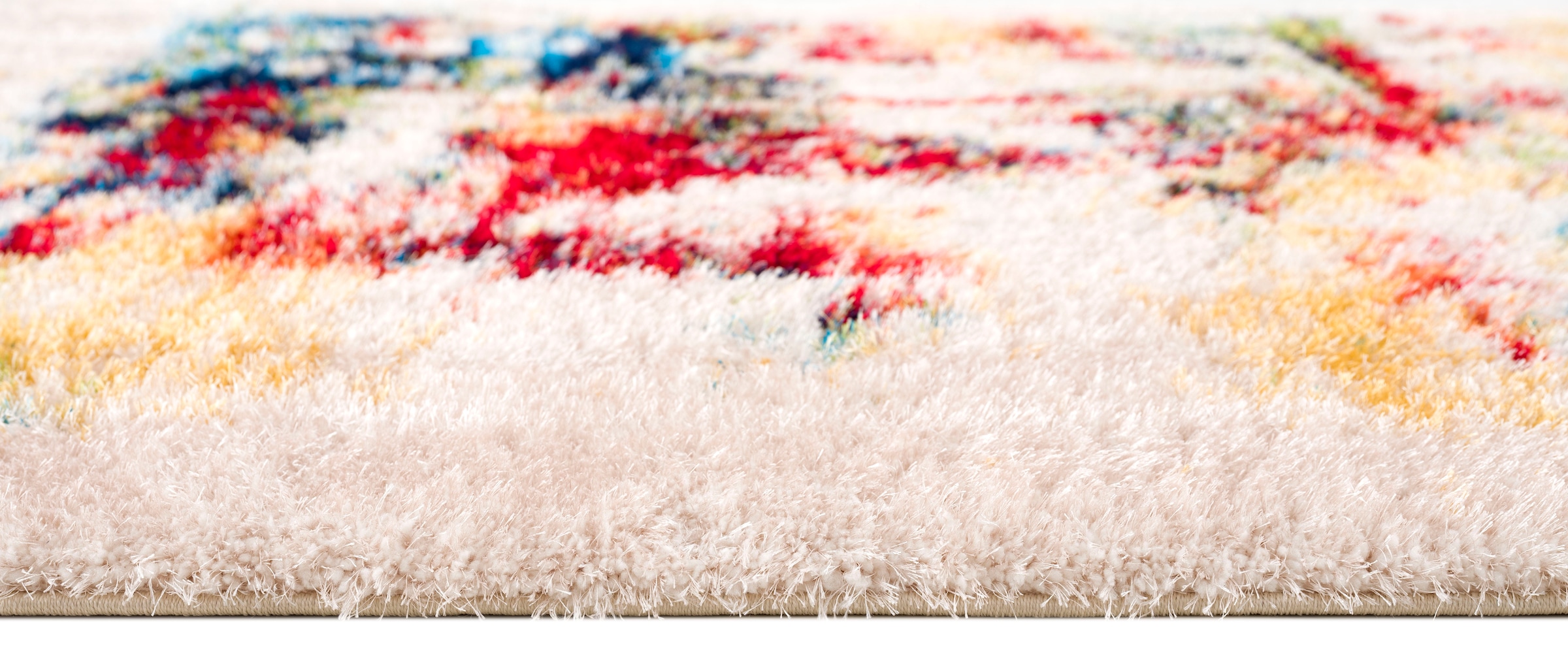 Leonique Hochflor-Teppich »Hennes«, rechteckig, besonders weicher Flor, bunt, modernes und abstraktes Design