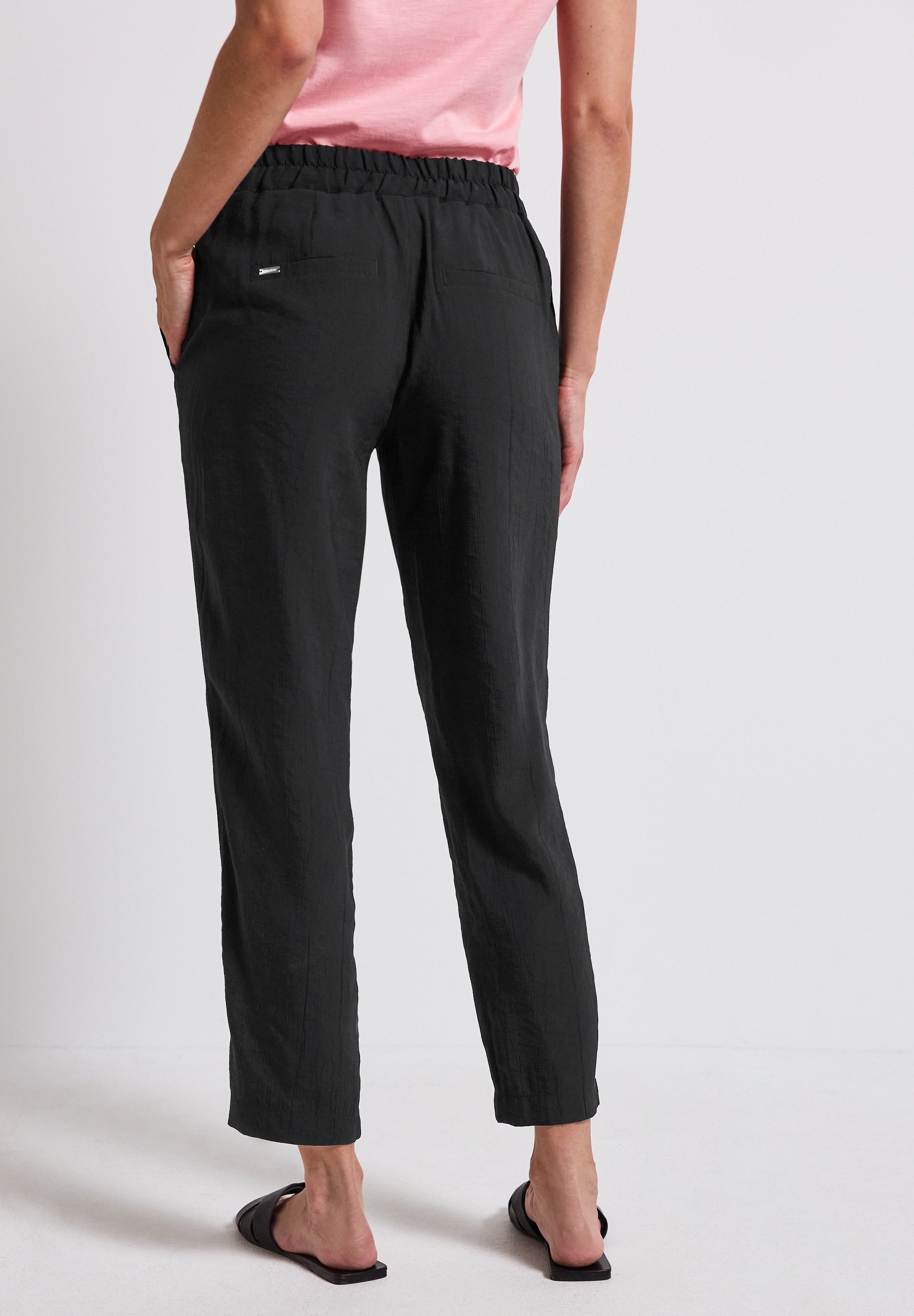 STREET ONE Röhrenhose mit Elastikbund günstig online kaufen