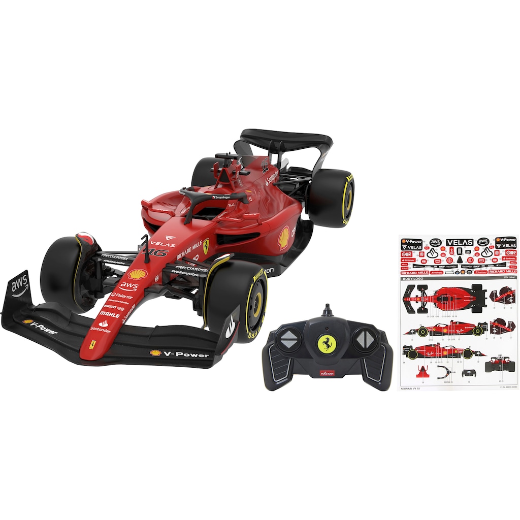 Jamara RC-Auto »Deluxe Cars, Deluxe Cars, Ferrari F1-75 1:18, rot - 2,4 GHz«