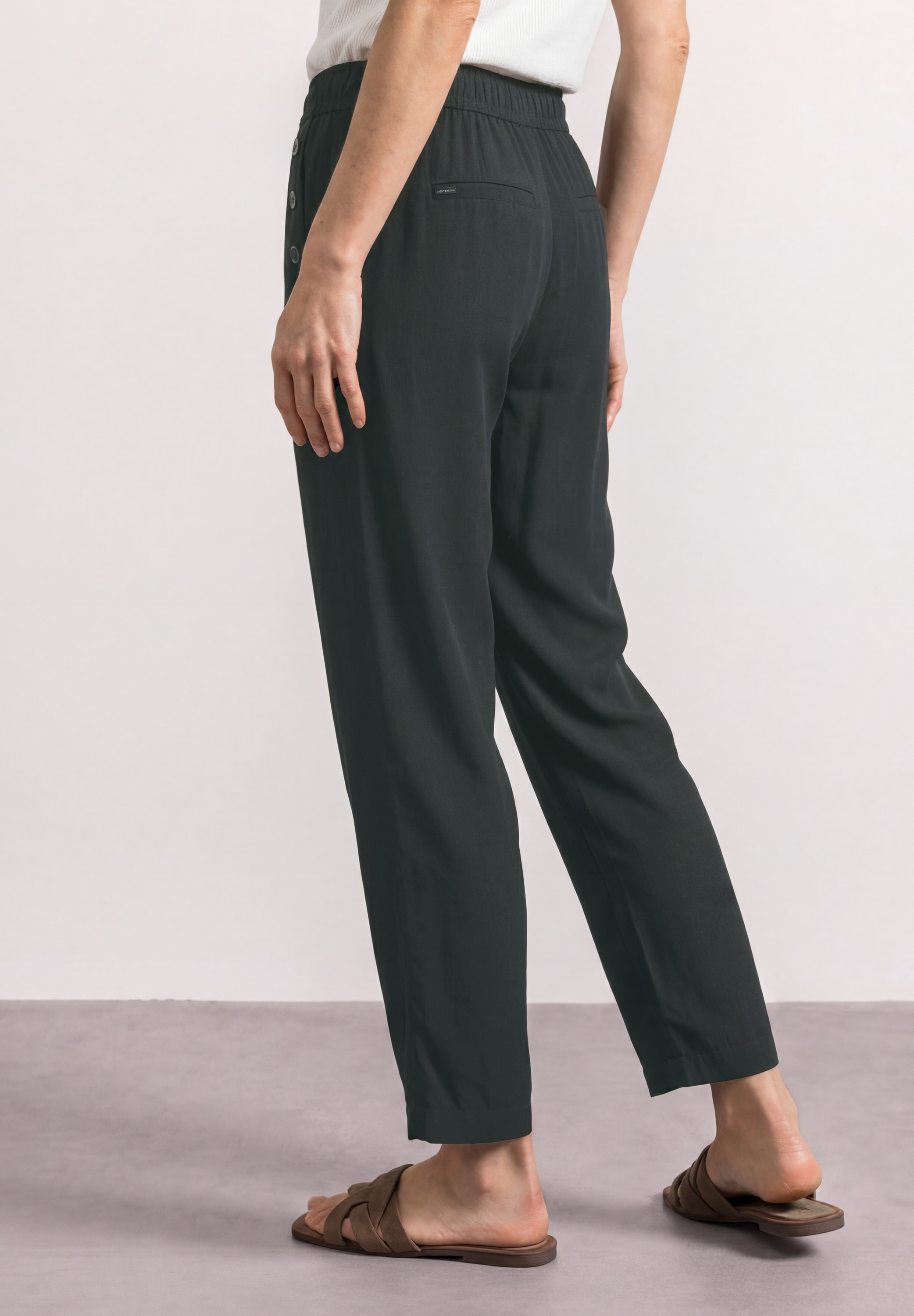 STREET ONE Stoffhose  mit Wide Legs