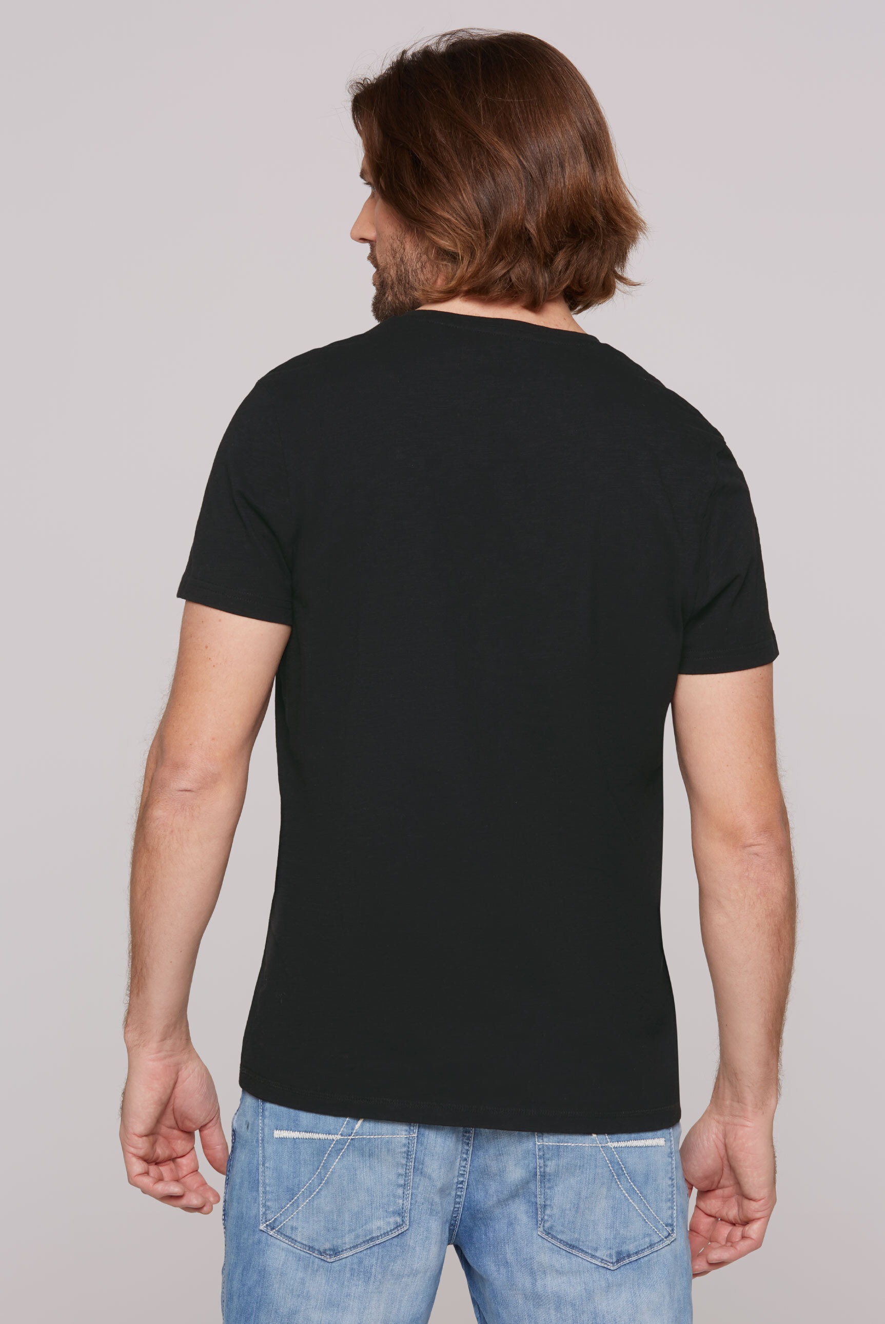 CAMP DAVID V-Shirt, mit maskulinem V-Ausschnitt