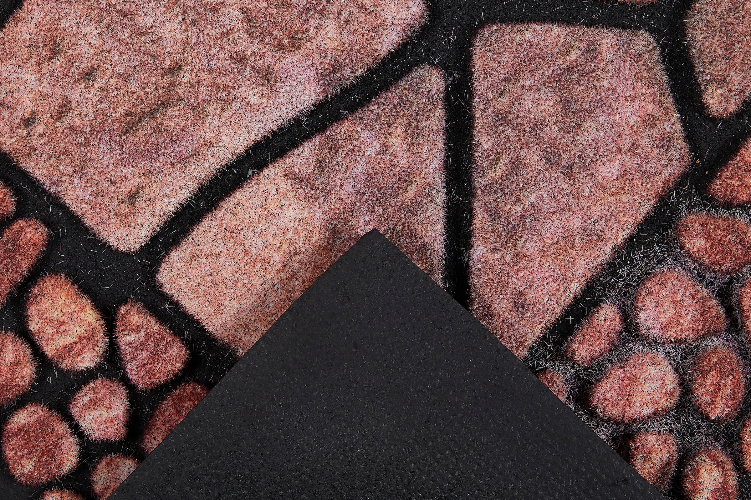 Andiamo Stufenmatte »Outdoor, 2er Set«, rechteckig, 6 mm Höhe, Outdoor-Stufenmatten, Stein Motiv, Gartenbereich, Außenbereich