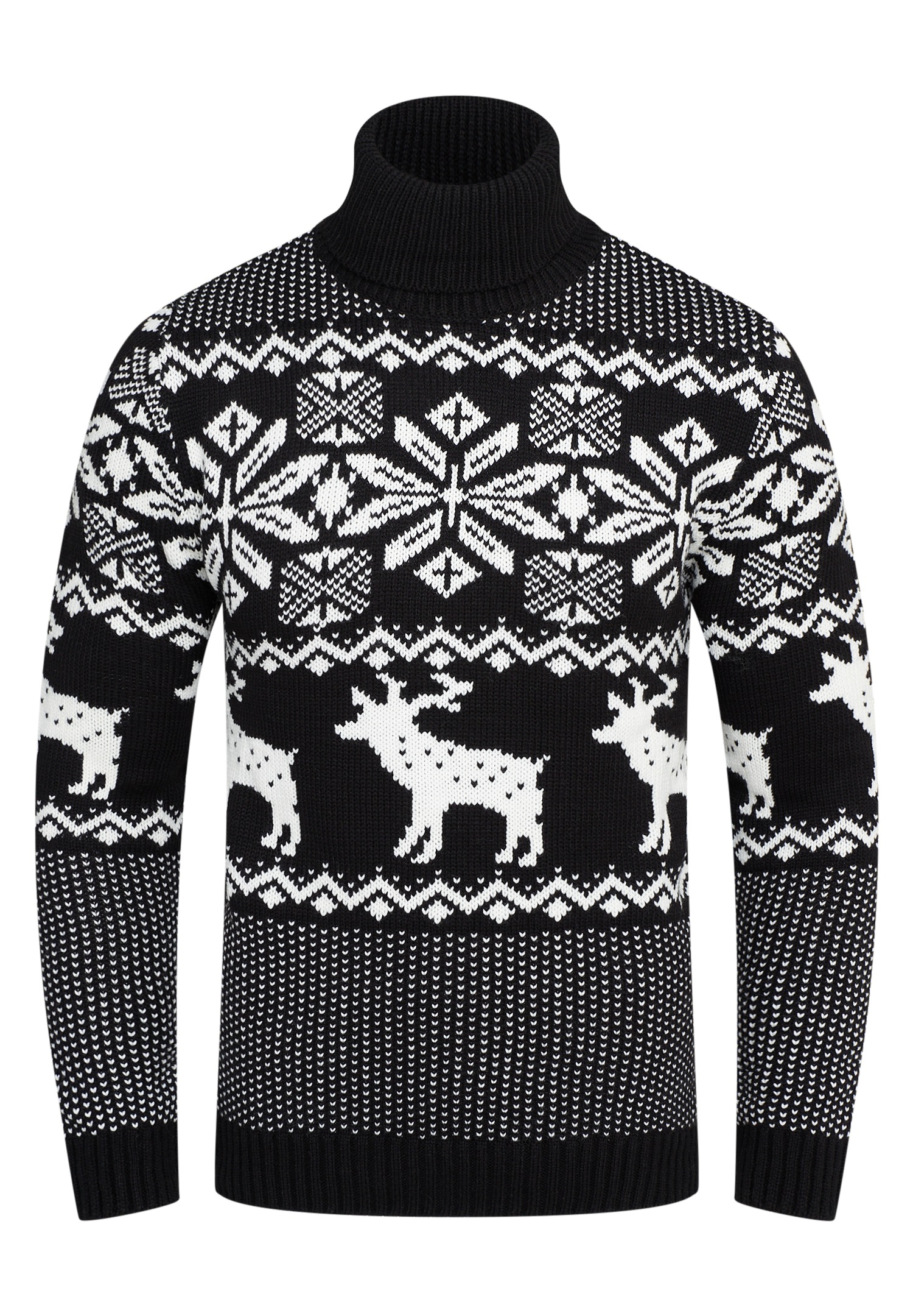 behype Strickpullover »MSWLUDVIG«, mit Norweger-Muster