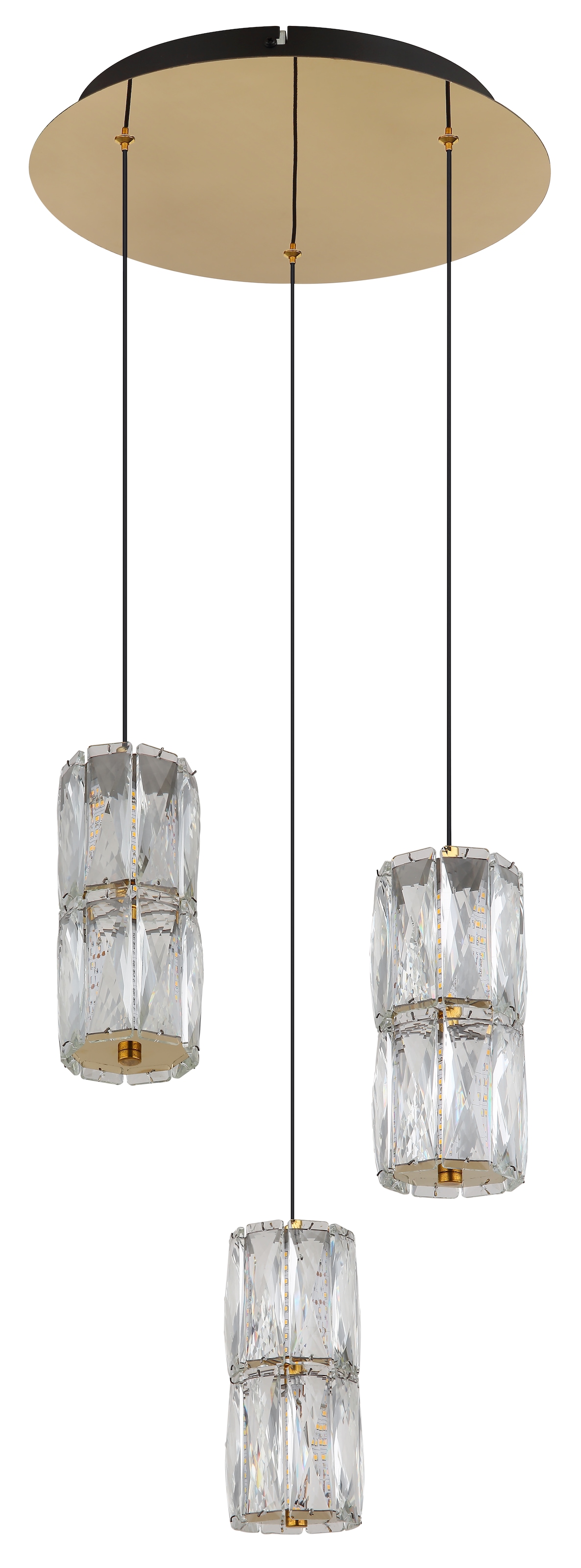 GLOBO LIGHTING LED Pendelleuchte »STEFANIE«, Leuchtmittel LED-Modul | LED fest integriert, Hängelampe/Hängeleuchte/Wohnzimmer/Esstisch/elegant
