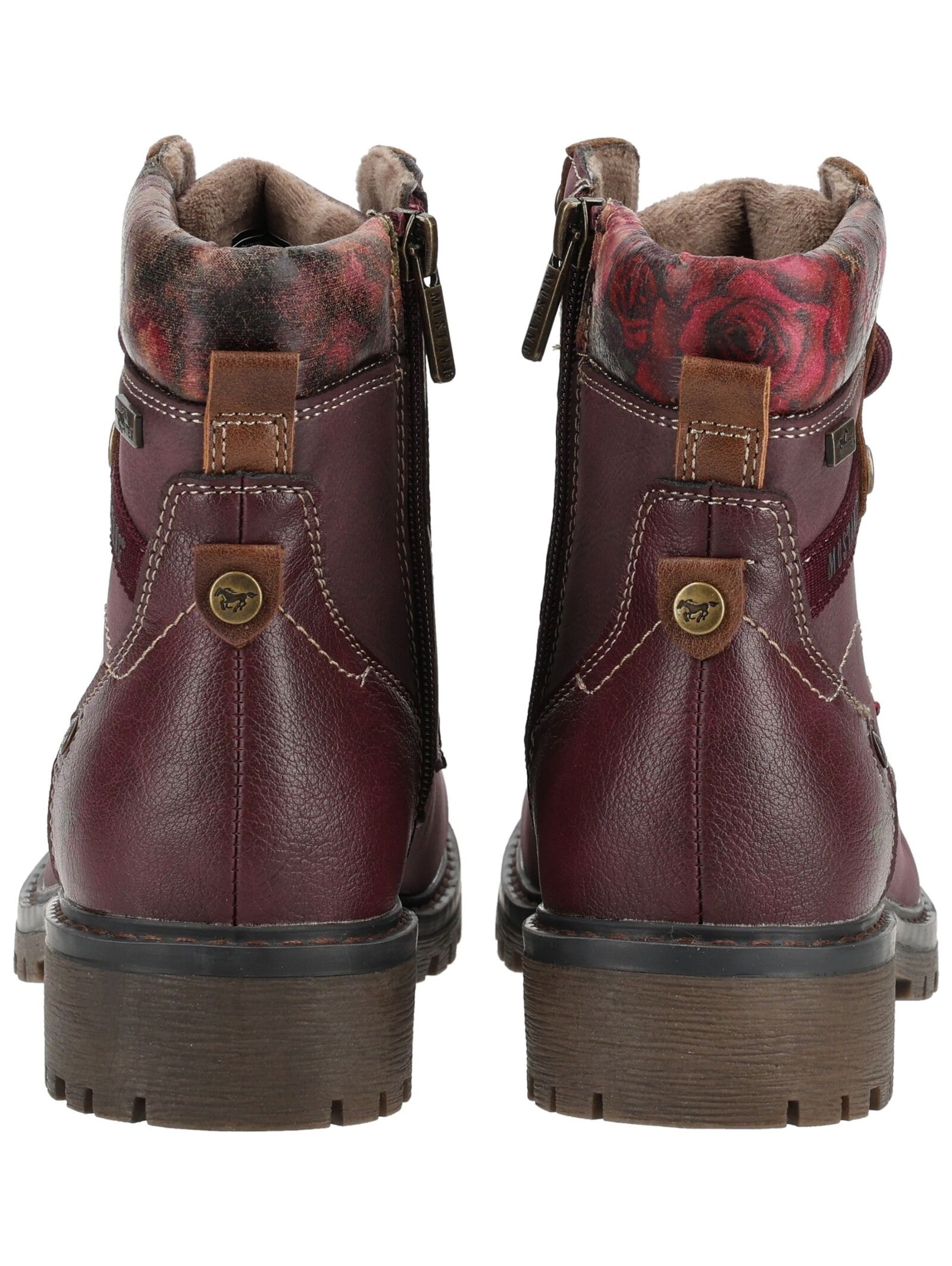 Mustang Shoes Schnürstiefelette »Mustang Shoes Stiefelette Lederimitat«