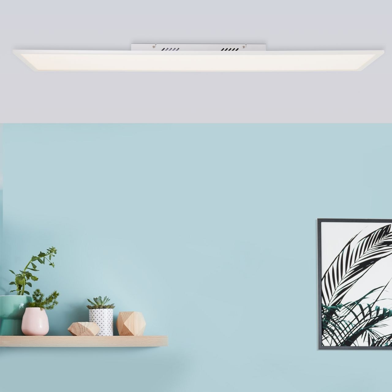 Brilliant LED Panel »Jacinda«, 1 flammig, 120 x 30 cm, dimmbar, CCT, 3800 lm, Fernbedienung, Memory