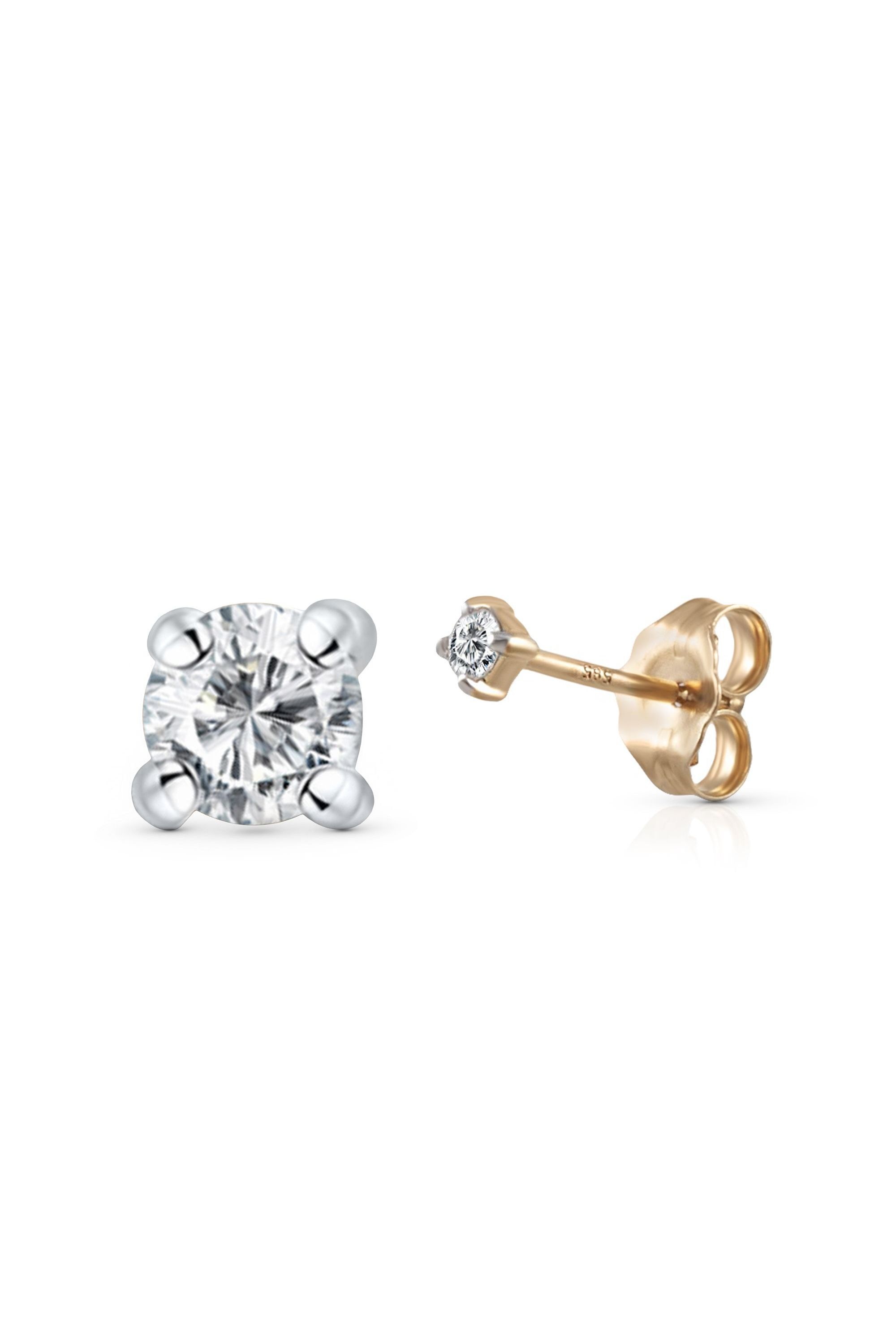 Diamonds by Ellen K. Paar Ohrstecker »585/- Gelbgold Brillant«