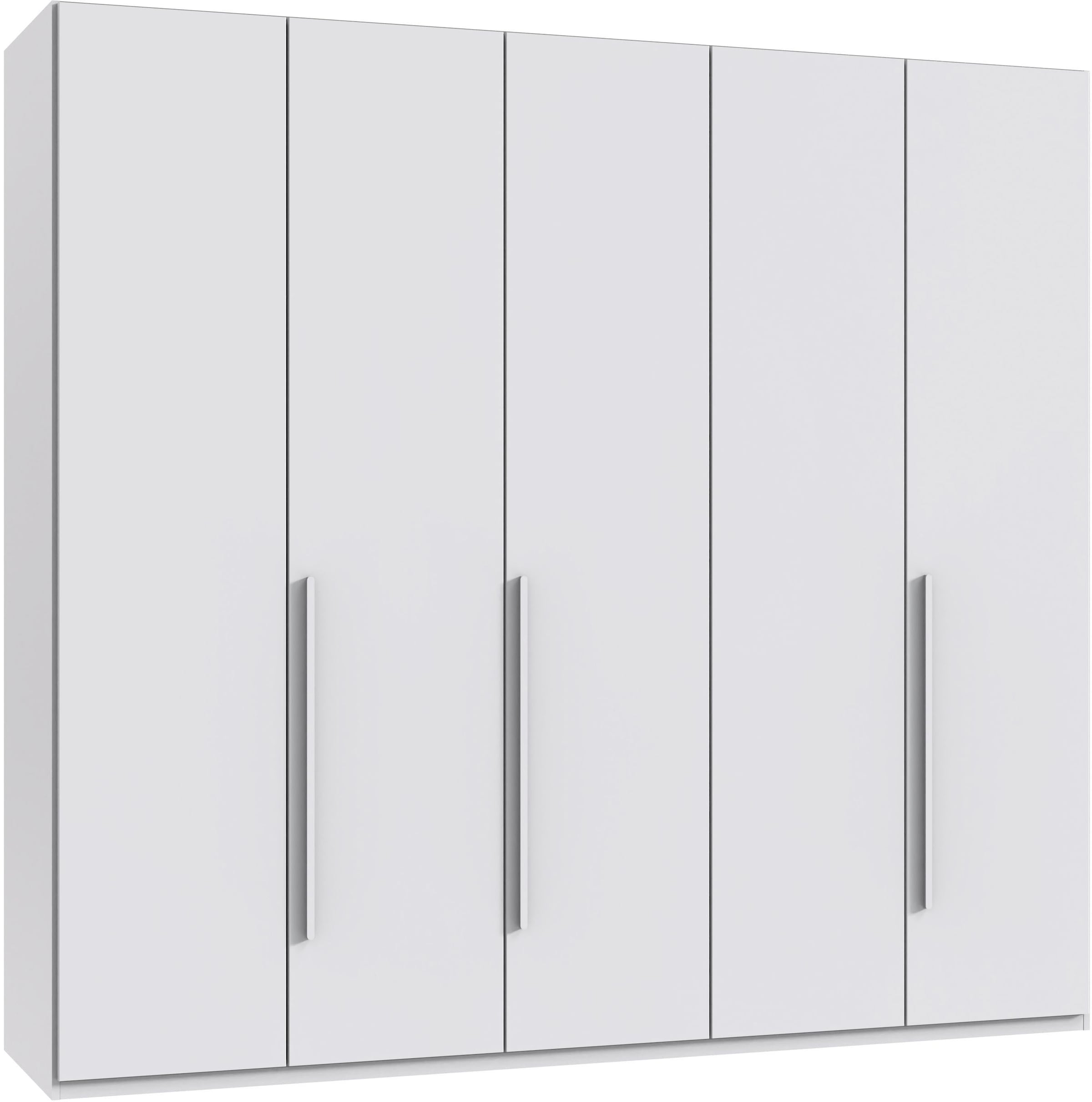 Wimex Drehtürenschrank "Kleiderschrank London, in den Breiten 180cm, 225cm oder 270cm" mit verschiedenen Griffen in goldfarben, silberfarben oder schwarz, wahlweise mit Basic- oder Premium-Ausstattung erhältlich
