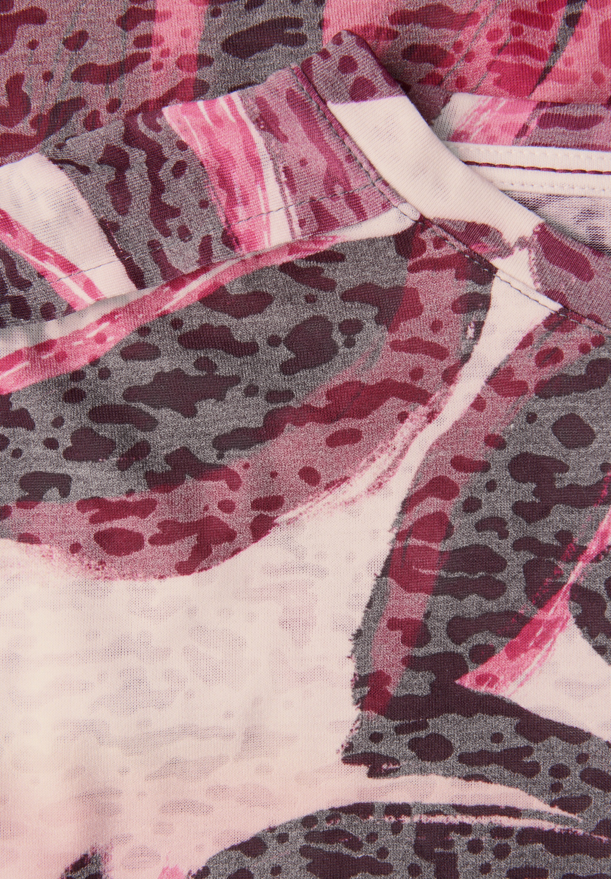 Cecil Print-Shirt, aus elastischem Materialmix
