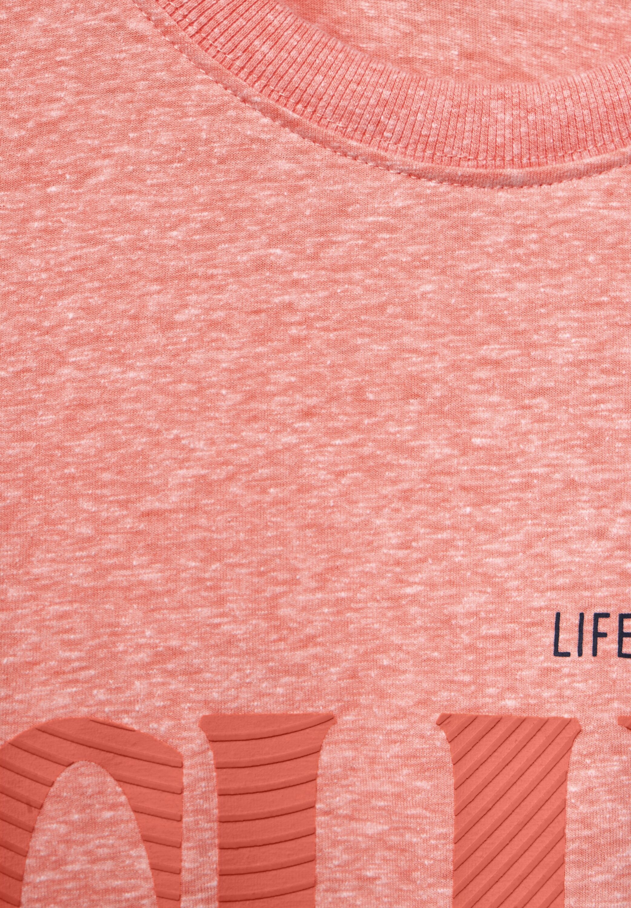 STREET ONE MEN T-Shirt, bestehend aus einem Materialmix