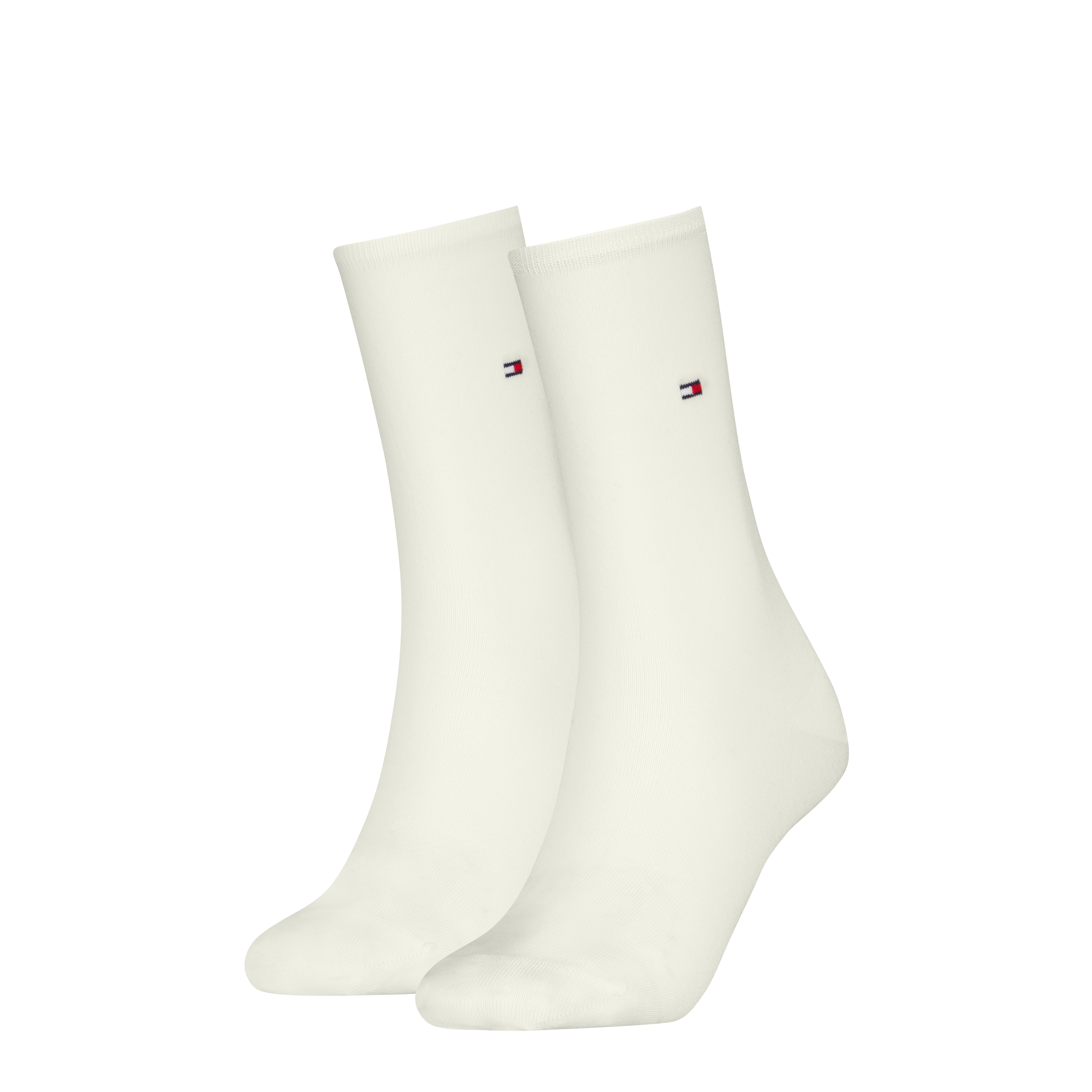 Tommy Hilfiger Socken "TH WOMEN SOCK CASUAL 2P" 2 Paar, 2 Paar tlg. mit flacher Zehennaht