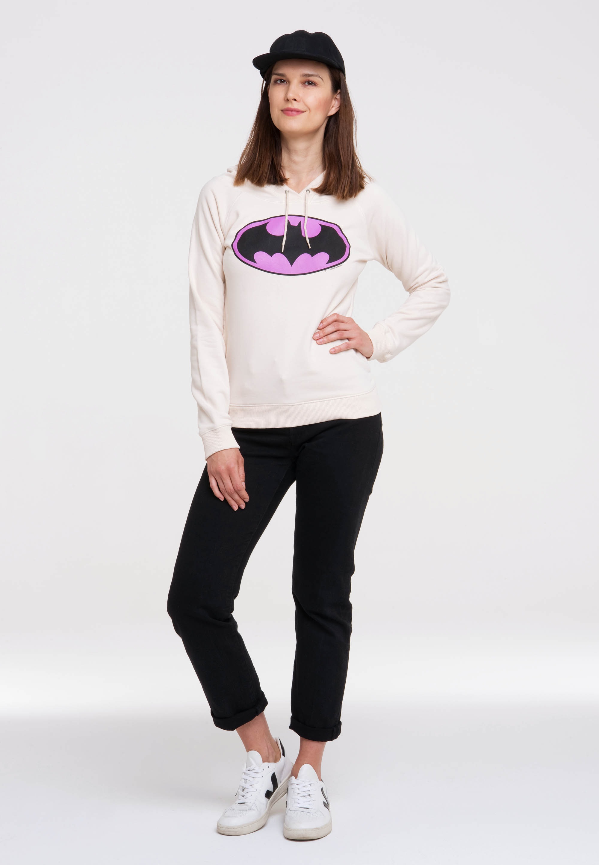 LOGOSHIRT Kapuzensweatshirt »DC Comics - Batman«, mit lizenziertem Print