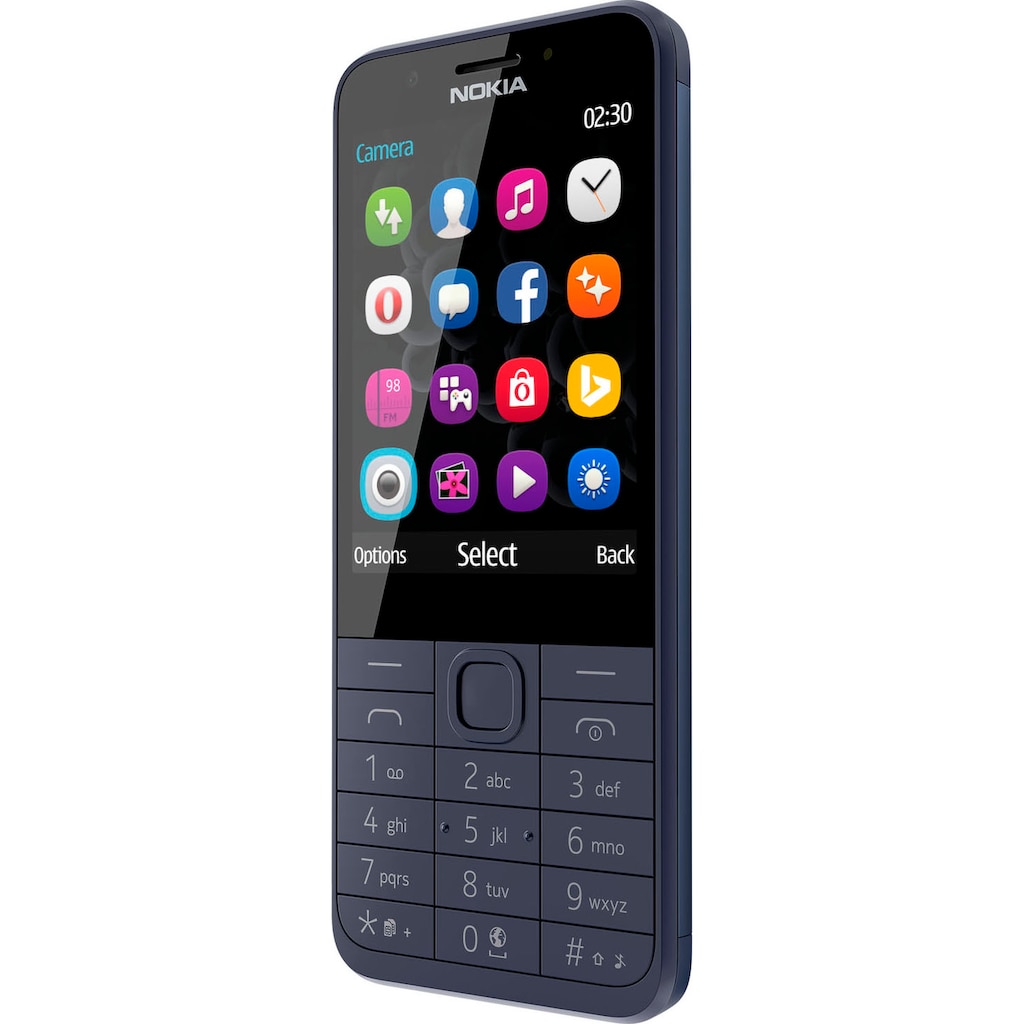 Nokia Handy »230«, midnight blue, 7,11 cm/2,8 Zoll, 2 MP Kamera