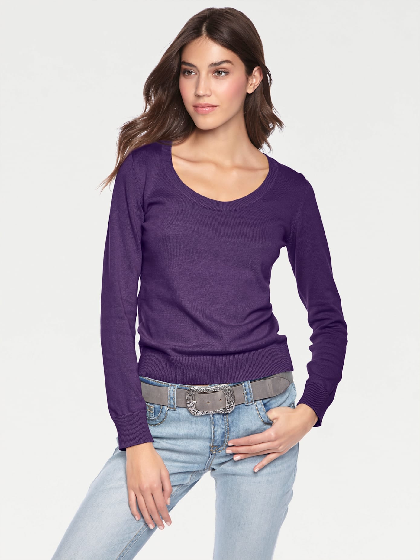 heine Rundhalspullover »Rundhals-Pullover«