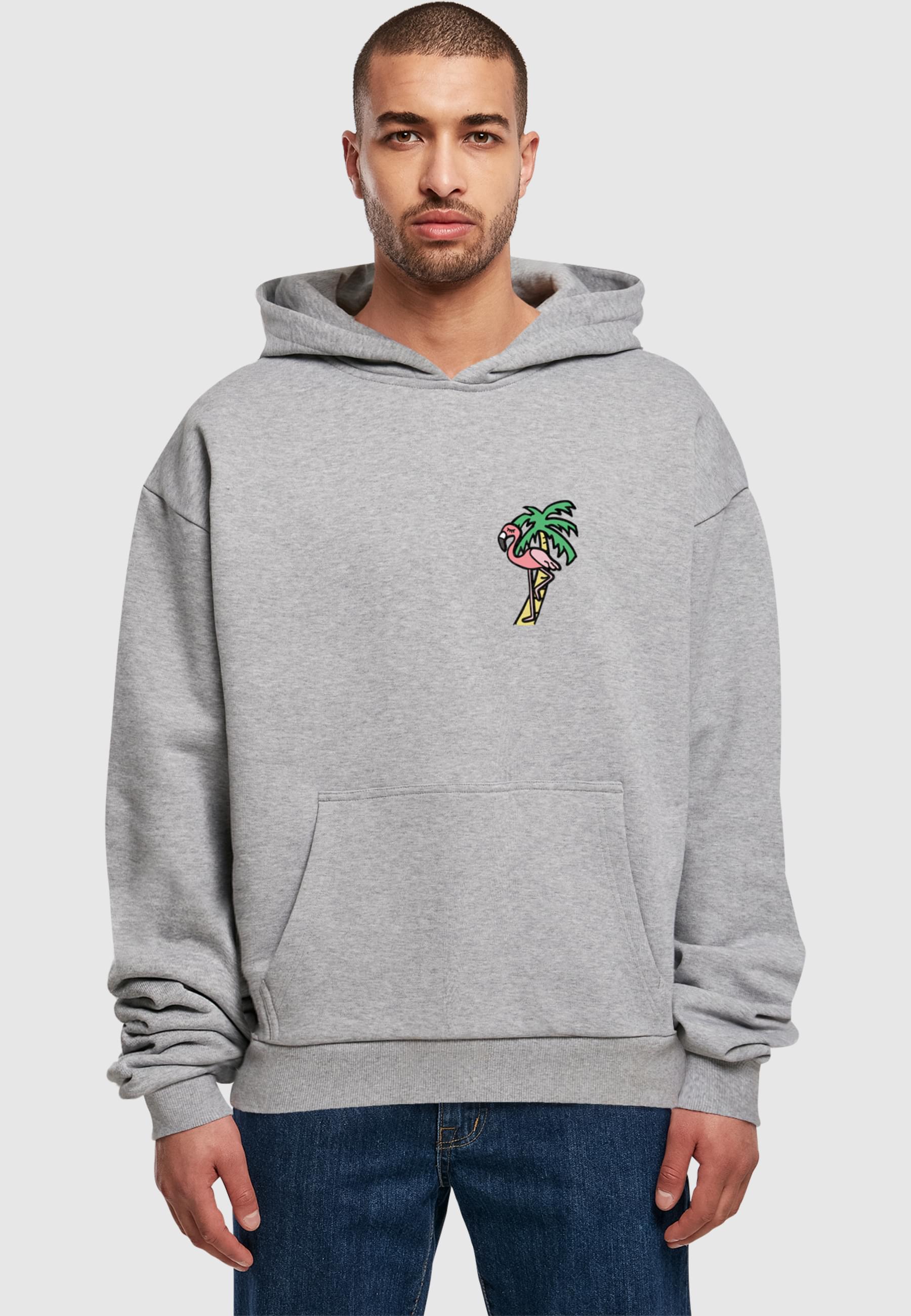 Thumbnail - MisterTee Kapuzensweatshirt "MisterTee Flamingo Hoodie", (1 tlg.)