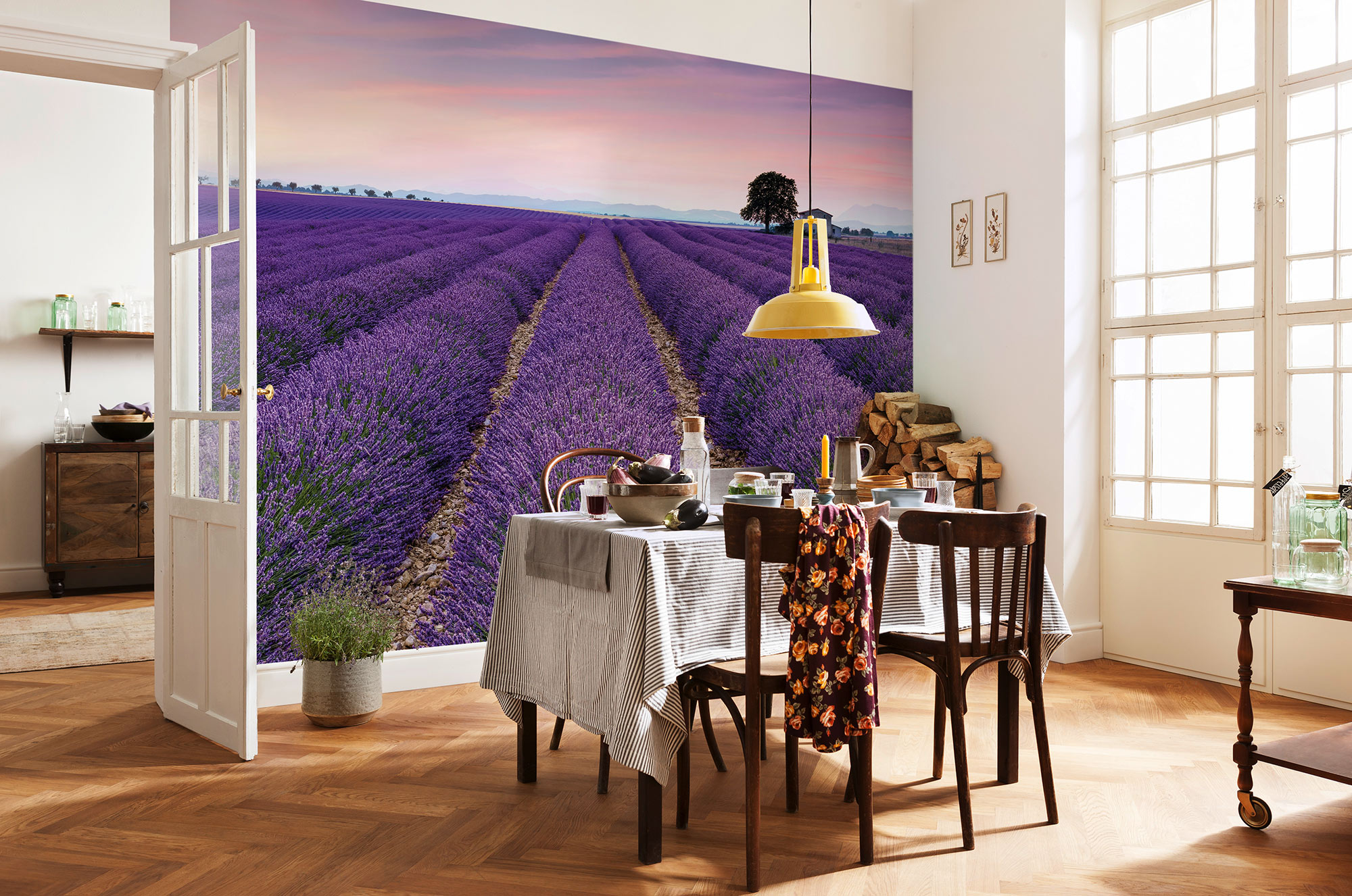 Komar Fototapete "Vlies Fototapete - Provence - Größe 400 x 260 cm" Motiv bedruckt glatt