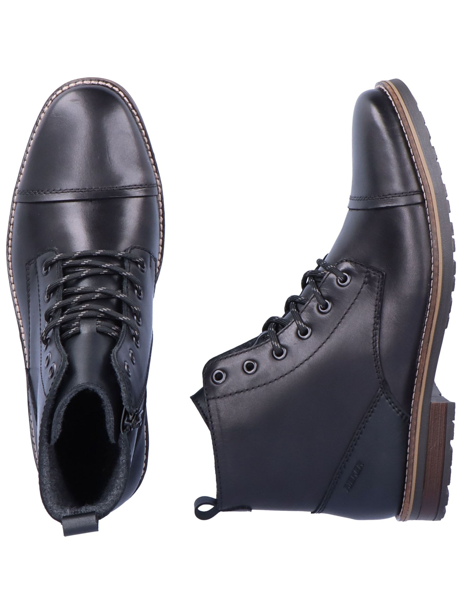 Rieker Schnürstiefelette »Rieker Stiefelette Leder/Textil«