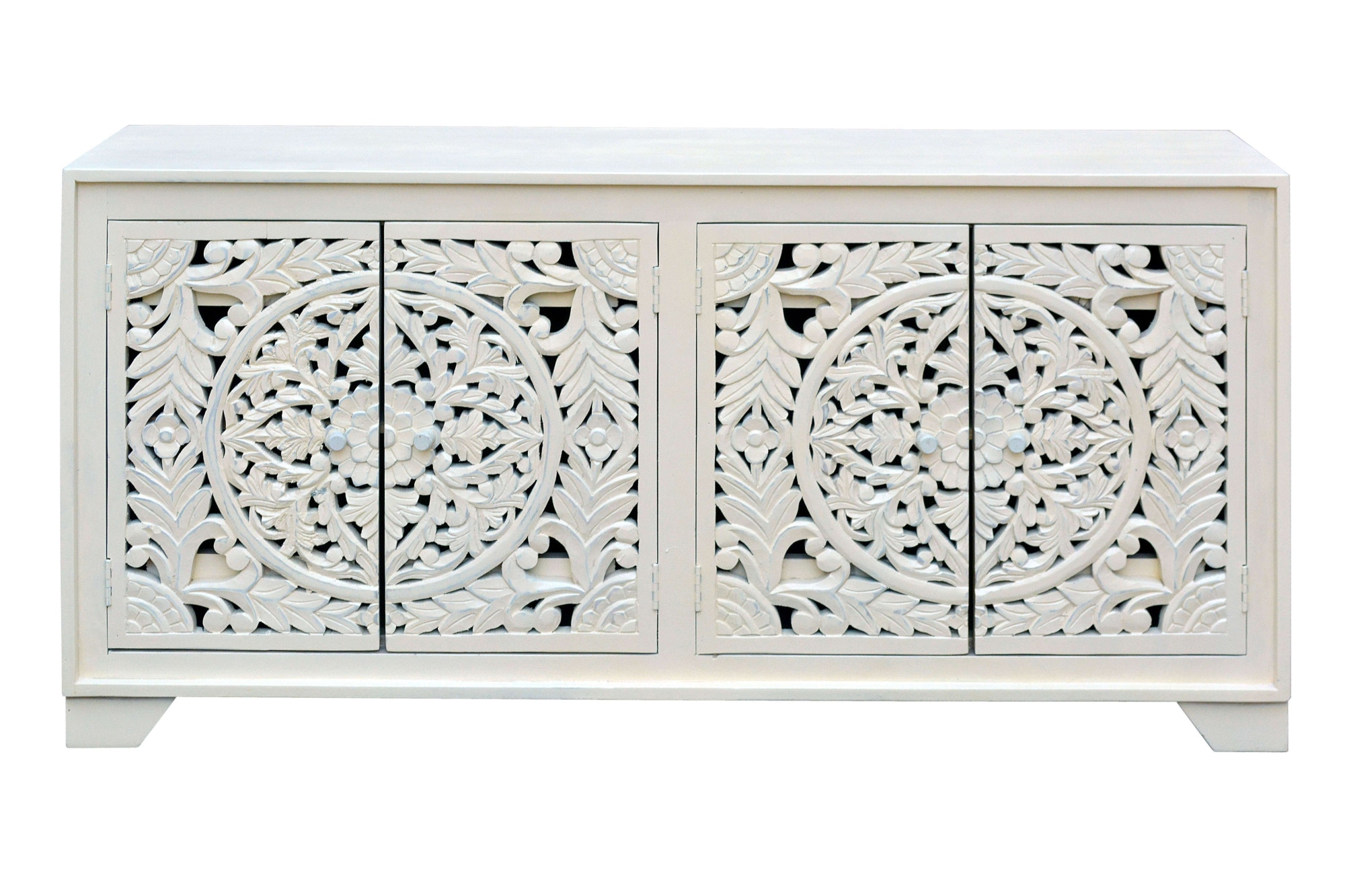 Sideboard »Kenmare«, Mangoholz, dekorative Schnitzereien, Breite 170 cm