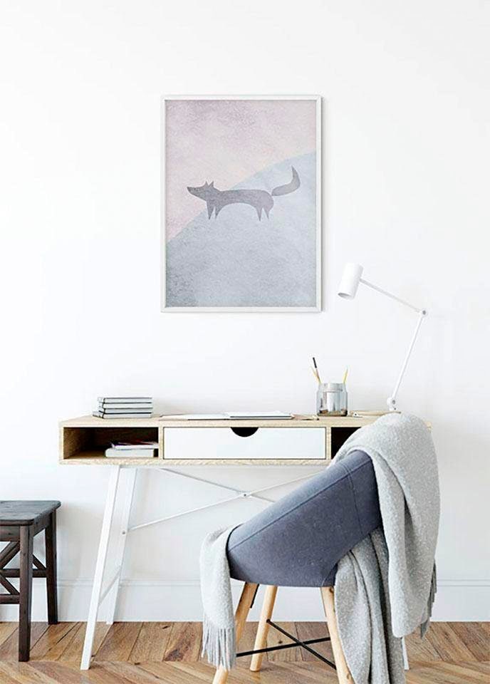 Komar Poster »Wild and Free Fox«, Tiere, (1 St.), Kinderzimmer, Schlafzimmer,  Wohnzimmer | BAUR | Poster