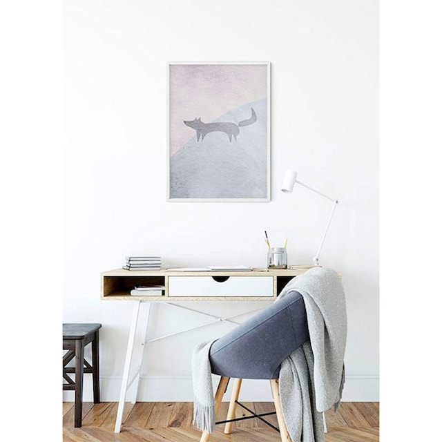 Komar Poster »Wild and Free Fox«, Tiere, (1 St.), Kinderzimmer, Schlafzimmer,  Wohnzimmer | BAUR