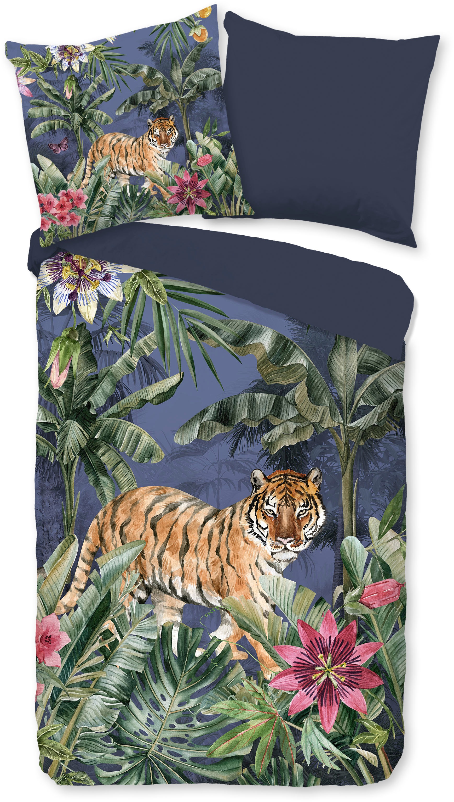 PURE luxury collection Wendebettwäsche "Kane" 2 Stk. tlg. Mikrofaser, 135x2 günstig online kaufen