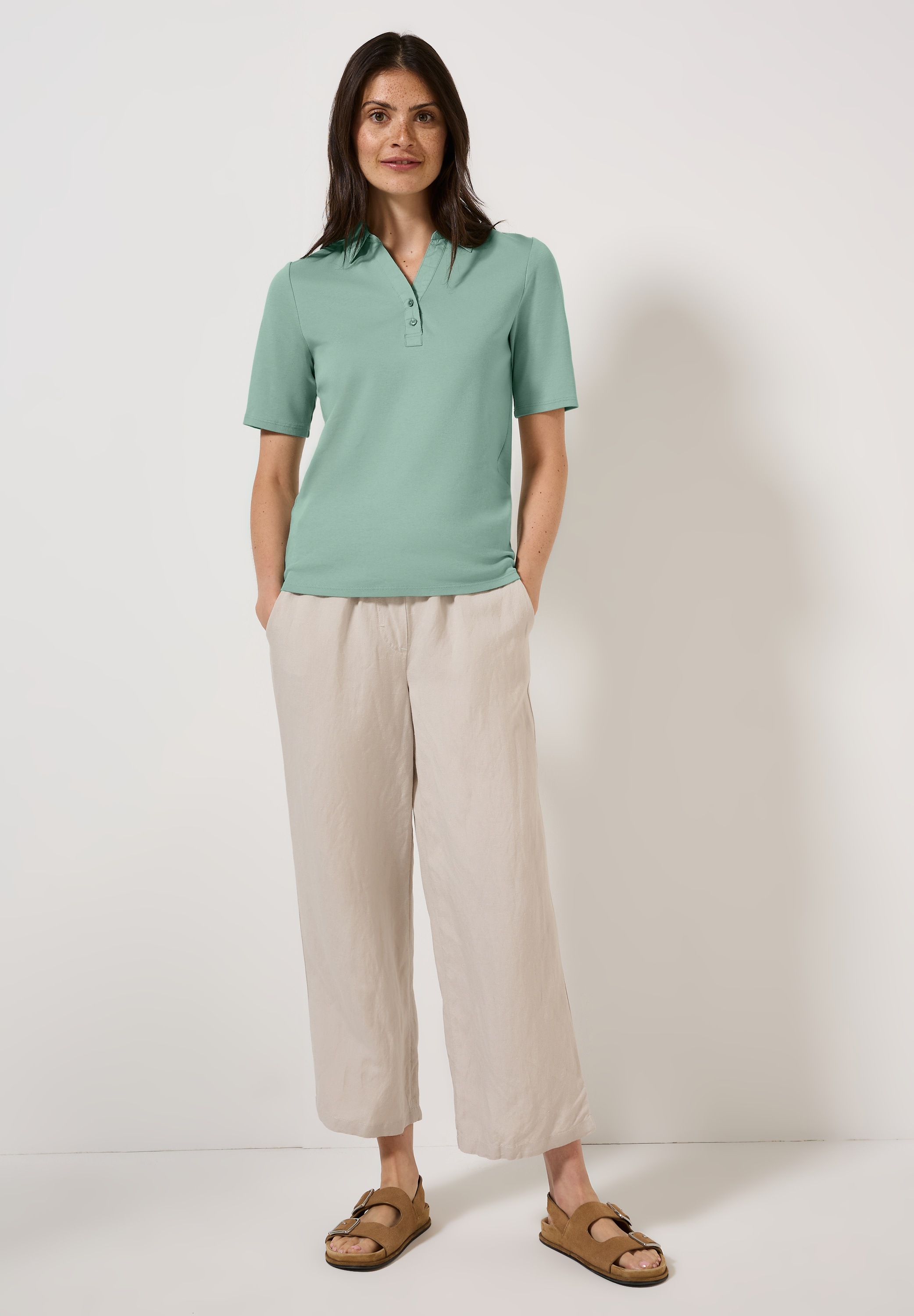 Thumbnail - Cecil Poloshirt, aus reiner Baumwolle