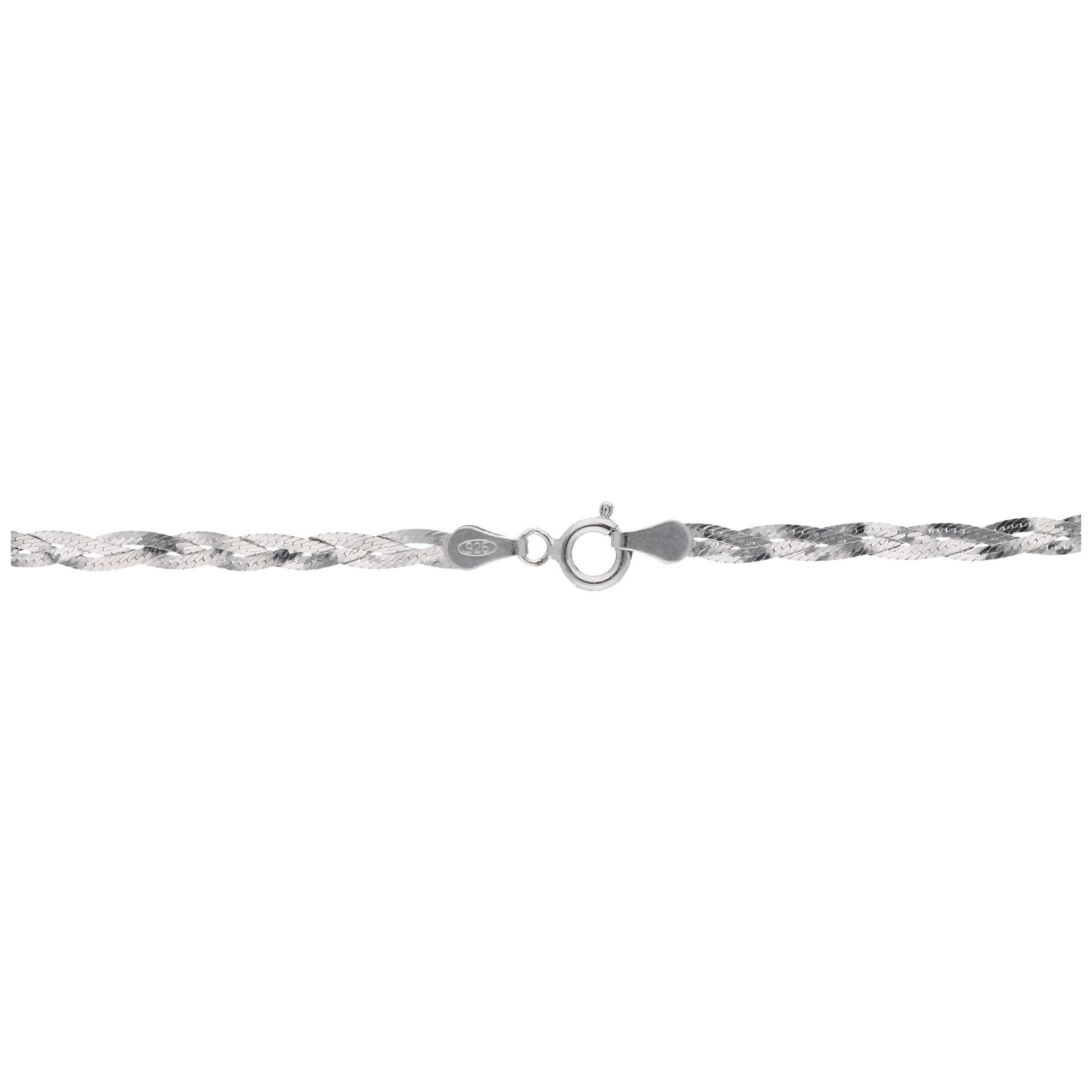 Smart Jewel Collier »Heringbonekette, geflochten, Silber 925« bestellen |  BAUR | Silberarmbänder