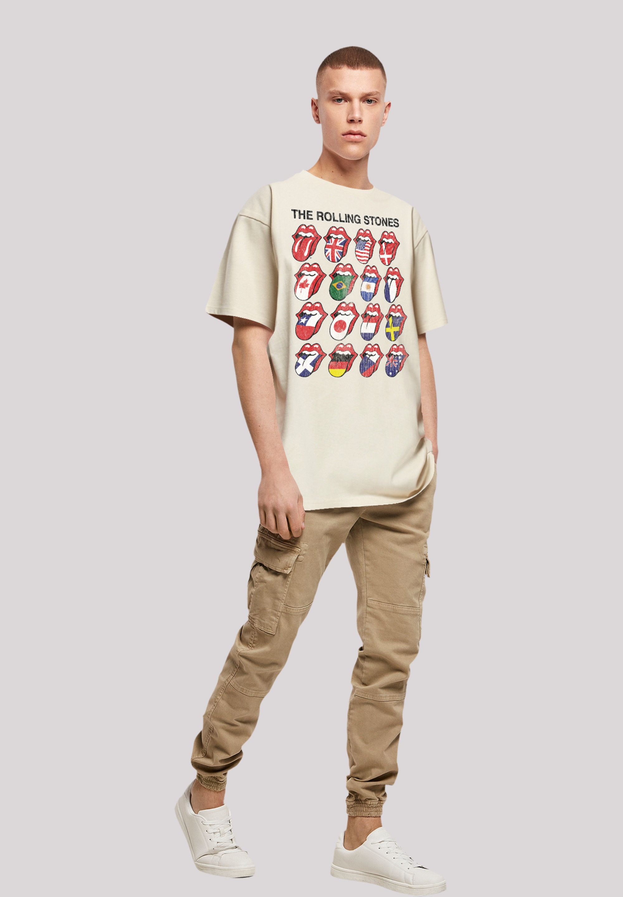 F4NT4STIC T-Shirt »The Rolling Stones Voodoo Lounge Tongues«, Musik, Band, Logo