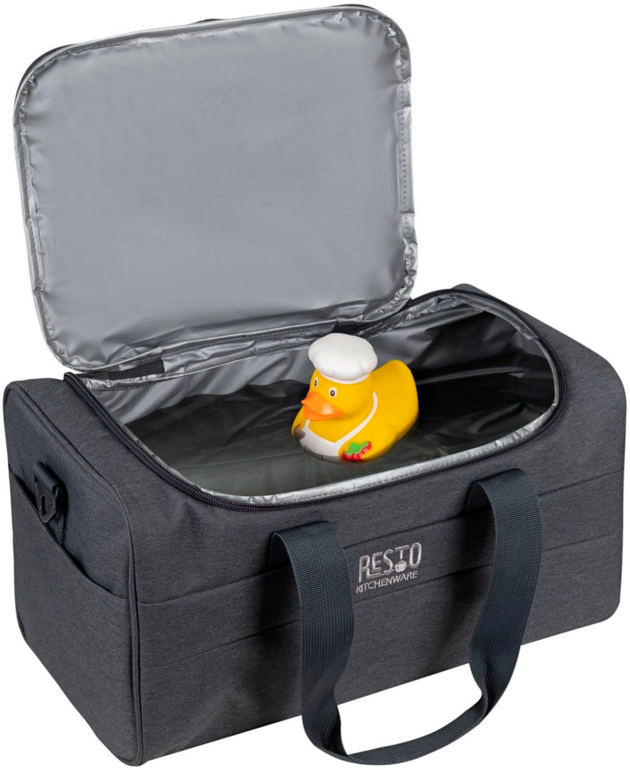 RESTO Kitchenware Kühltasche »Felis Große Lunchtasche faltbar, sportl. Picknicktasche Thermotasche«, Hermetische Sporttasche, verstellbarer Schultergurt weicher Tragegriff