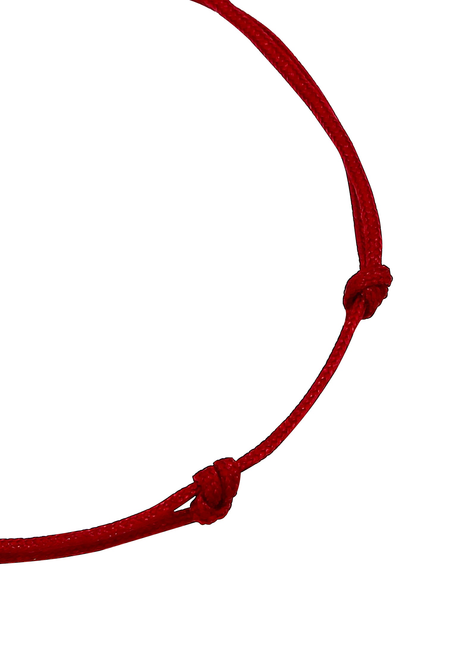 Elli Armband »Figaro-Kette Rot Nylon Verstellbar 925 Silber«