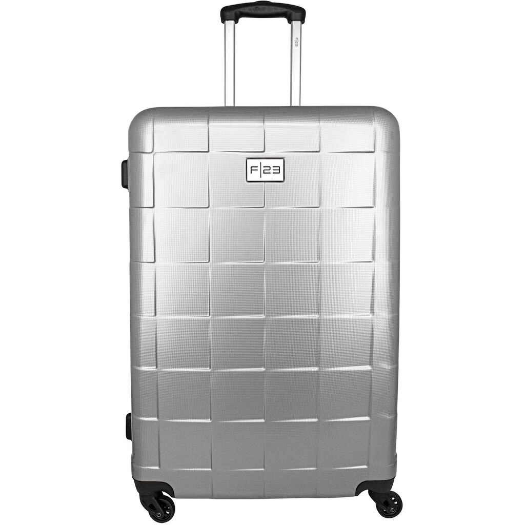 F23™ Hartschalen-Trolley »Wave 3.0, 78 cm, silberfarben«, 4 Rollen