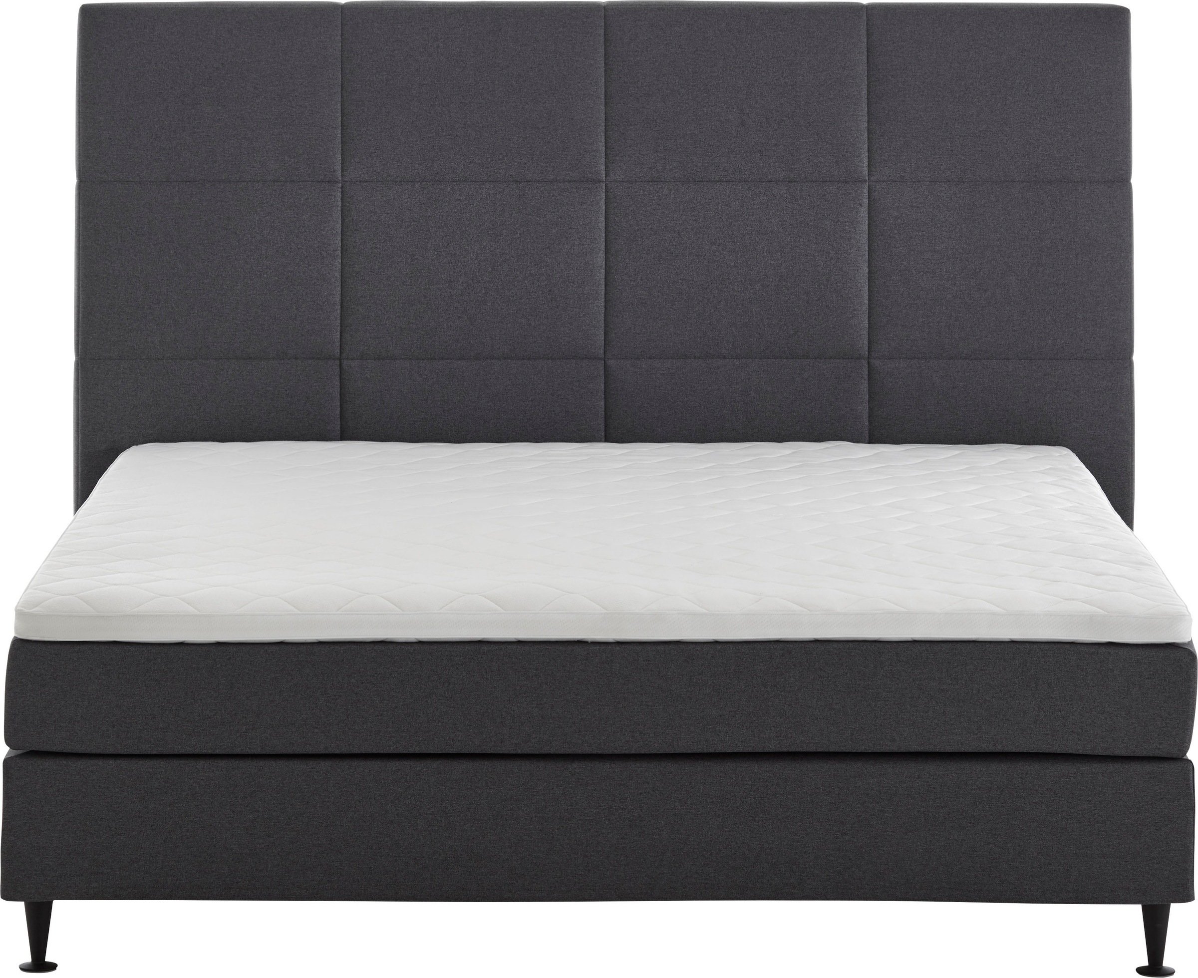 andas Boxspringbett »Linja«, mit Hotelbett-Charakter, Komfortliegehöhe und Topper inklusive