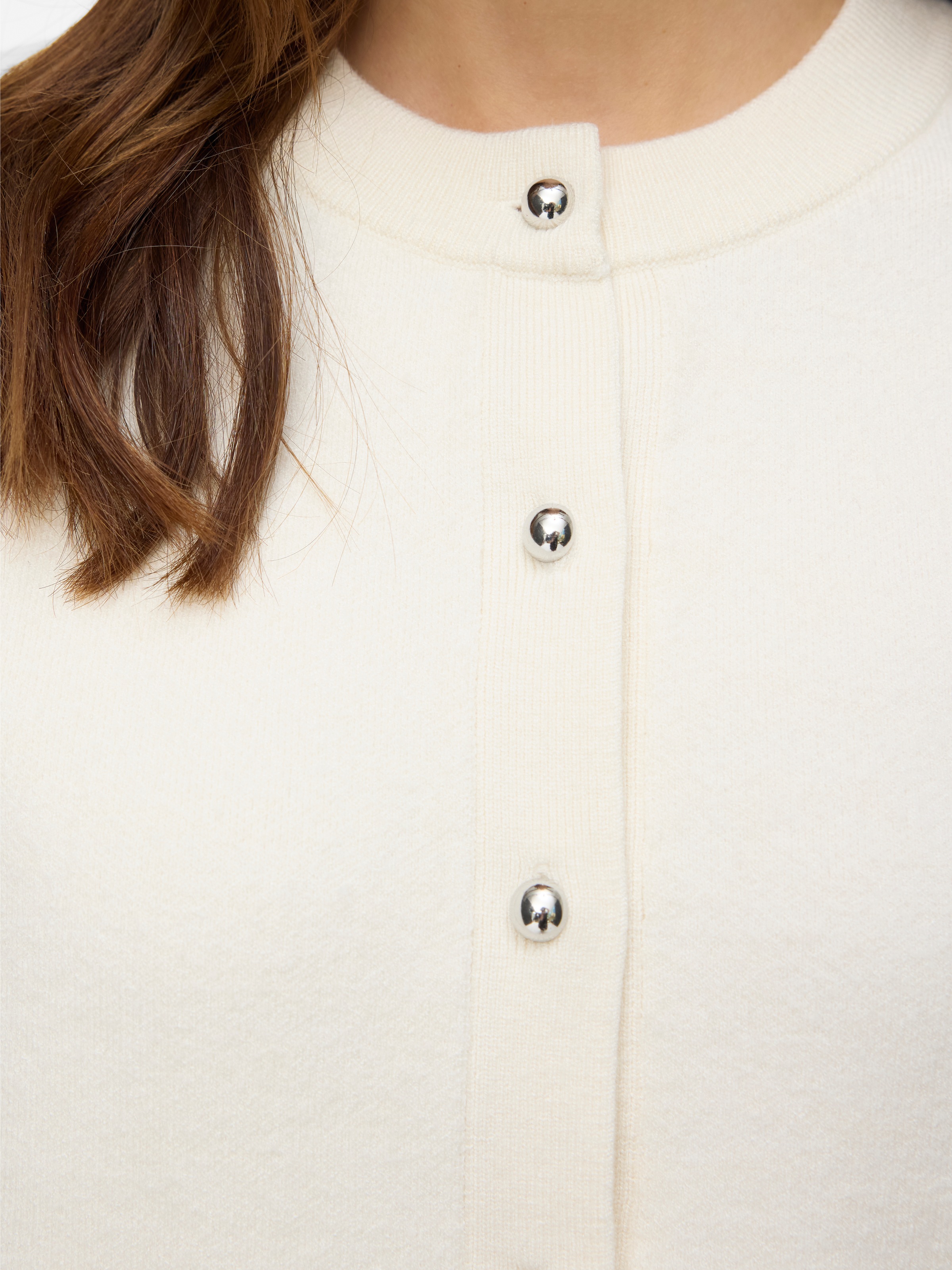 Thumbnail - Vero Moda Strickjacke "VMTRES BIEN 2/4 O-NECK CARDIGAN"