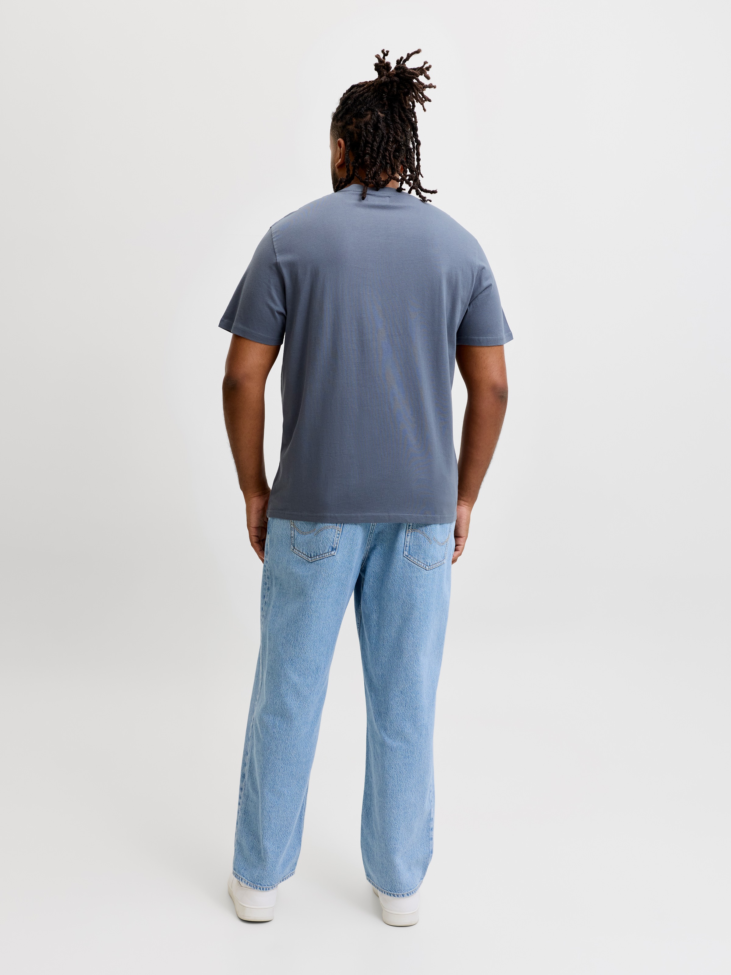 Jack & Jones PlusSize Rundhalsshirt »JJESOHO TEE SS CREW NECK NOOS PLS« Baumwolle, regular fit