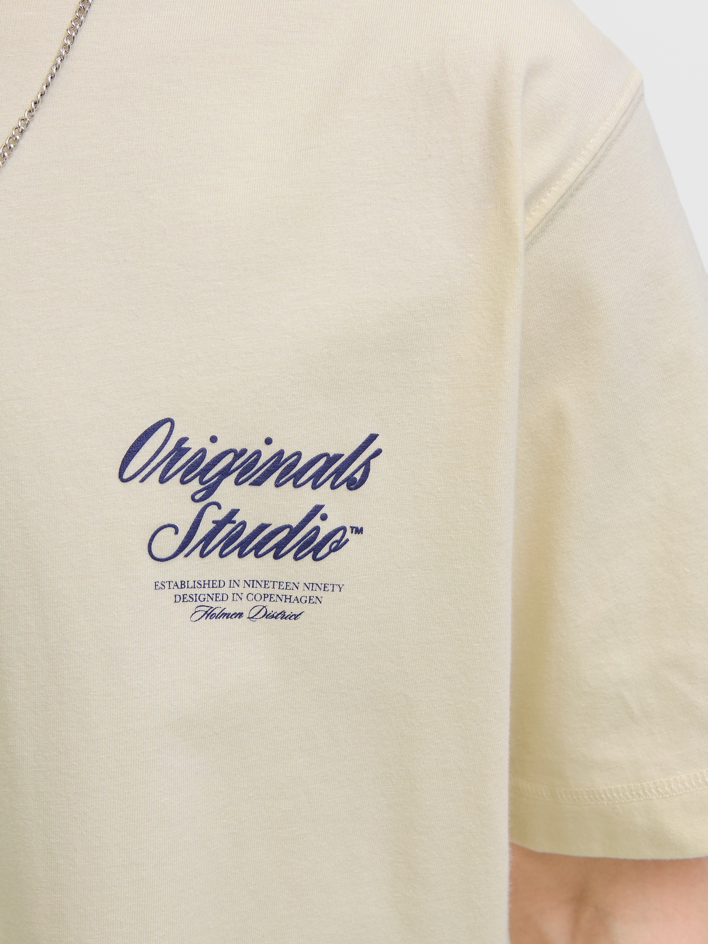 Jack & Jones Kurzarmshirt »JORNORREBRO TYPO TEE SS CREW NECK NOOS«