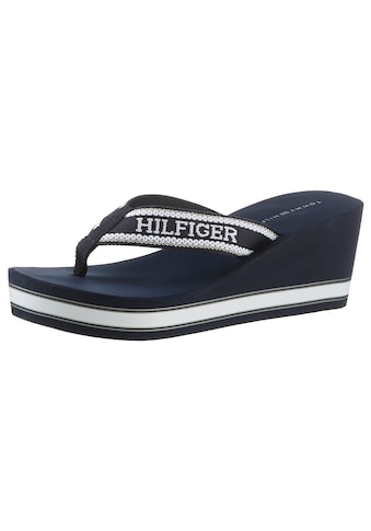 TOMMY HILFIGER Sandalai »HILFIGER WEDGE Beach SANDAL«...