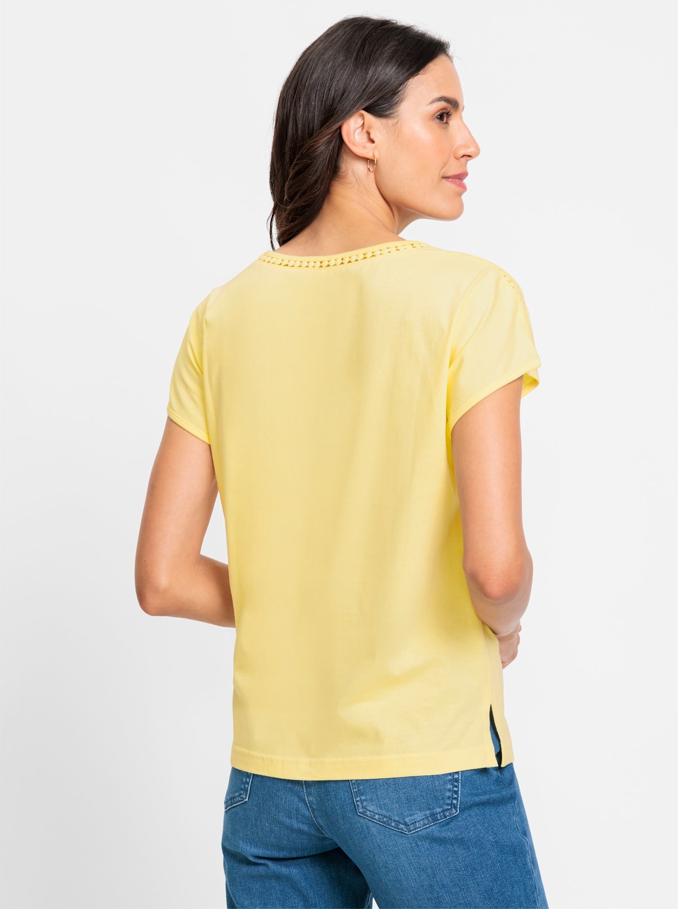 Inspirationen Rundhalsshirt "Rundhals-Shirt" 1 Stk. tlg. günstig online kaufen