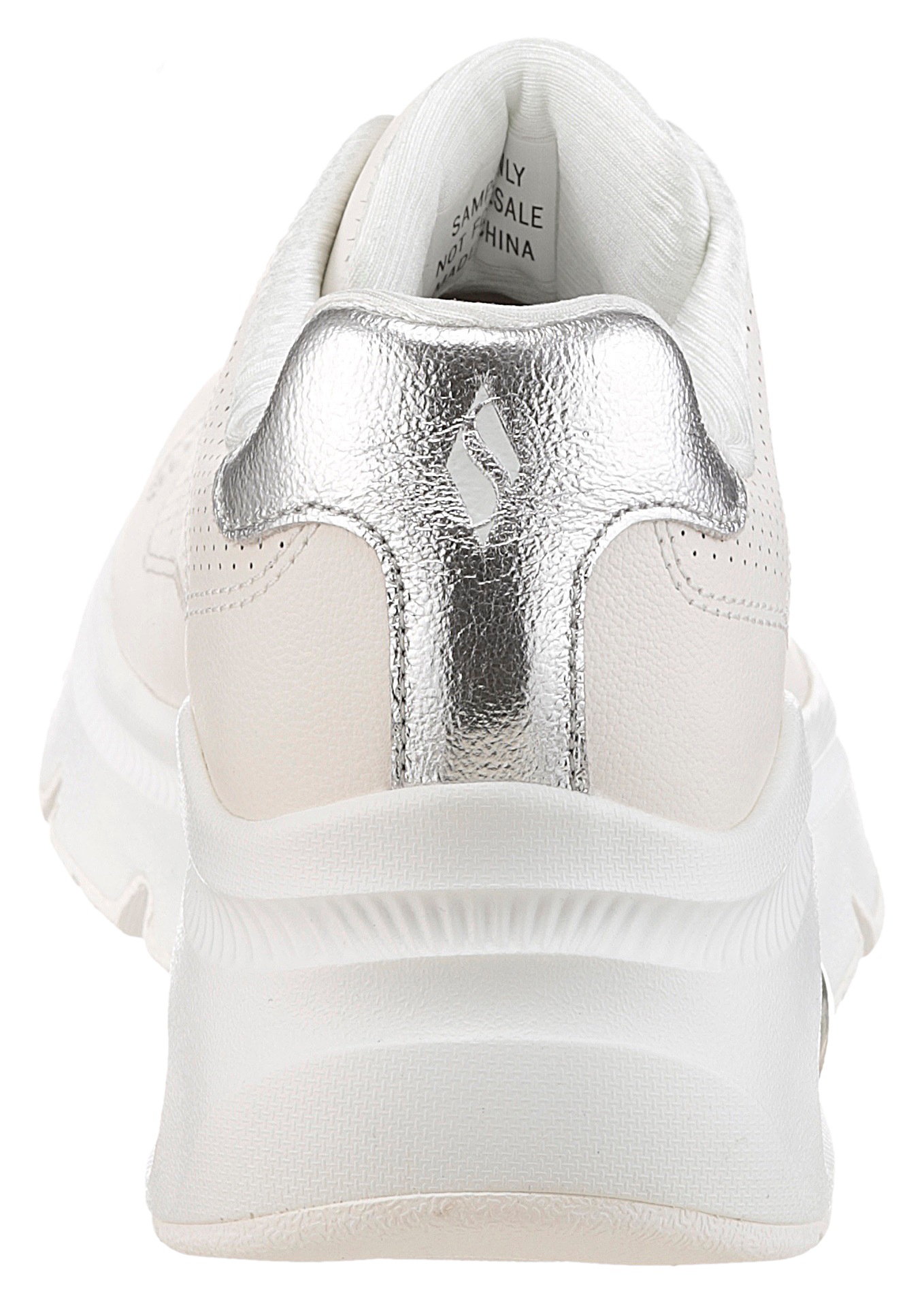 Skechers Sneaker »UNO ICON«, Schnürschuh, Freizeitschuh mit Metallic Elementen