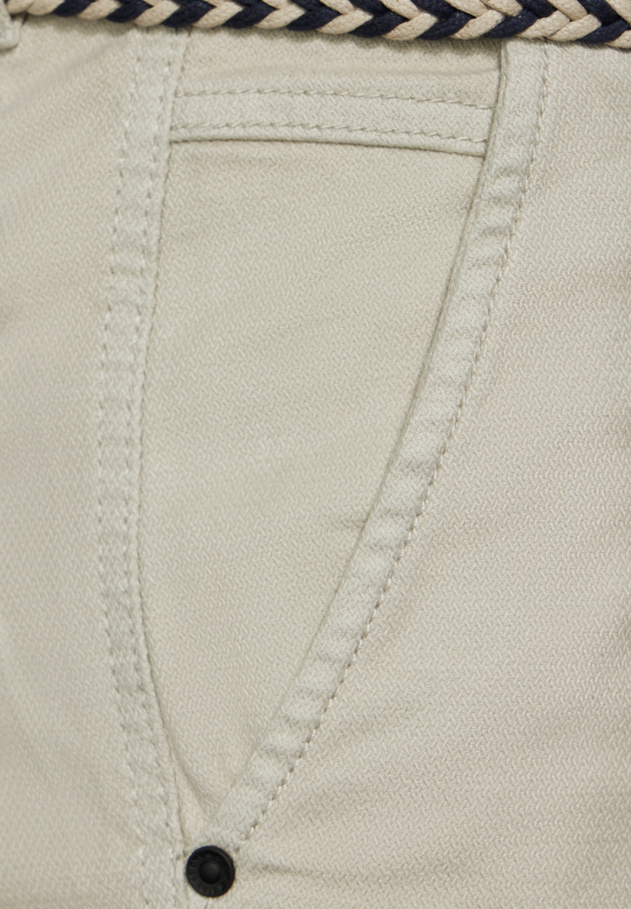 STREET ONE MEN Chinohose, softer Materialmix