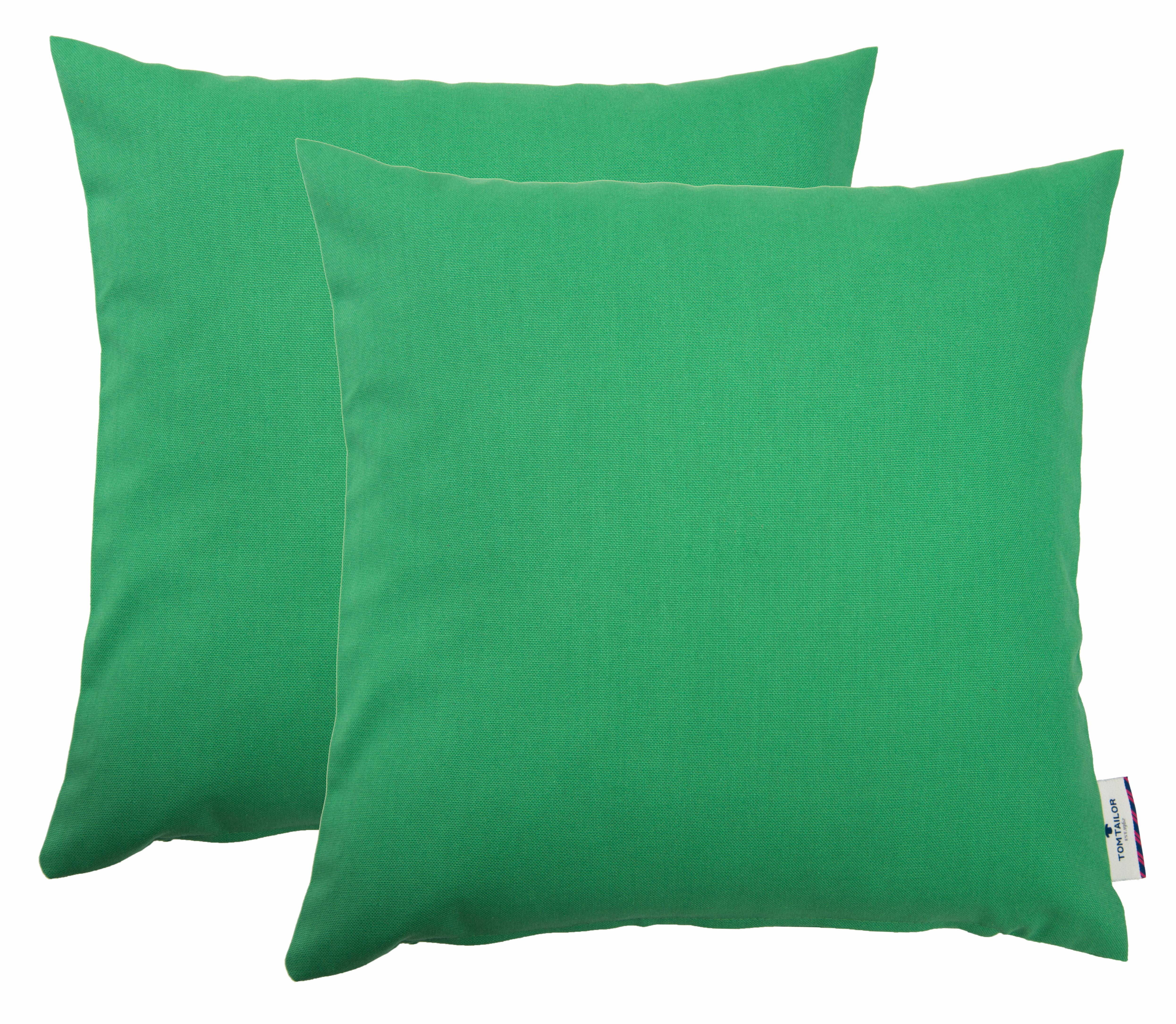 TOM TAILOR HOME "Dove" unifarben, Kissenhüllen ohne Füllung, 2er Pack