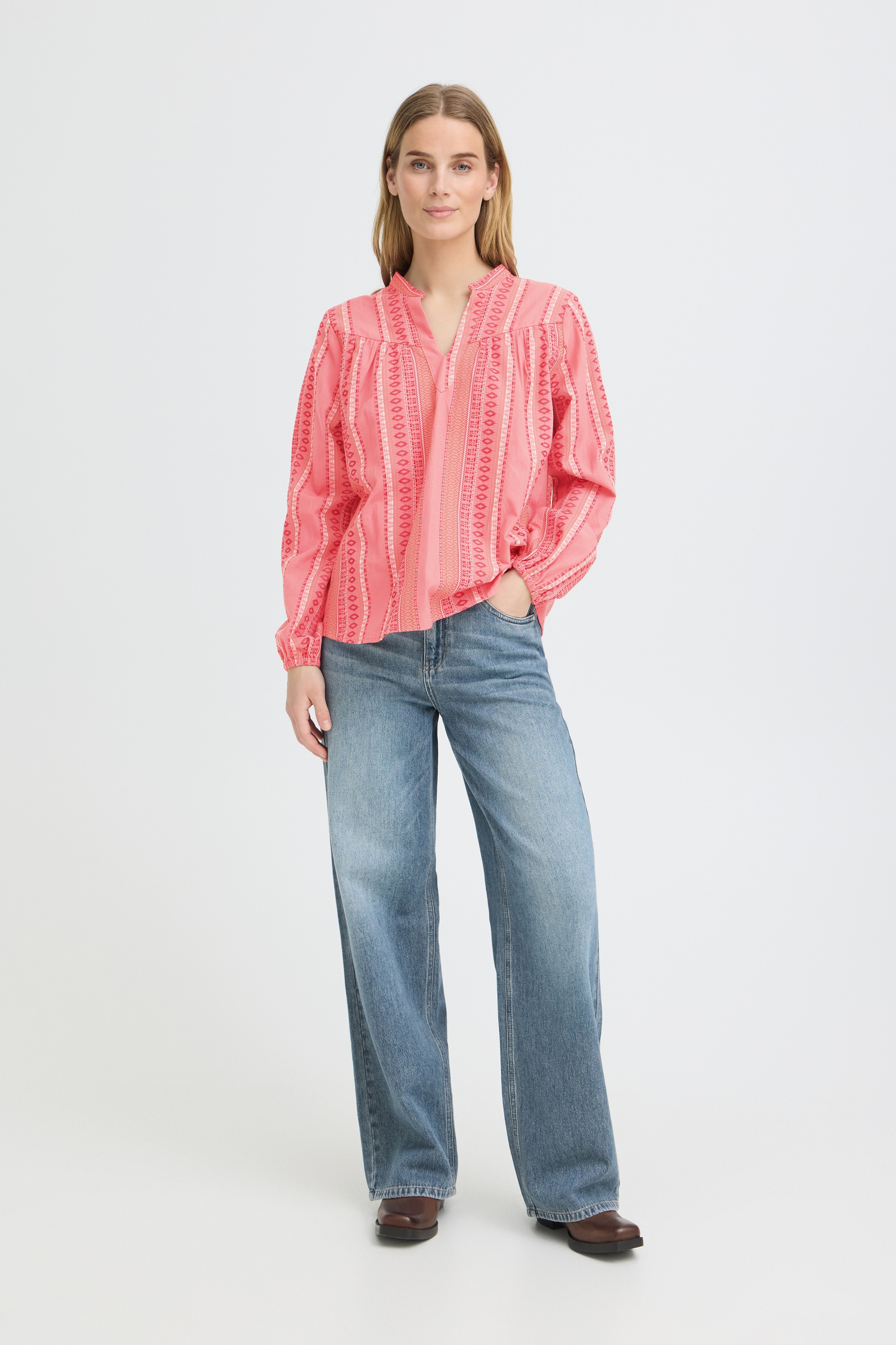 Pulz Jeans Langarmbluse »Damen Langarm PZDITTE«