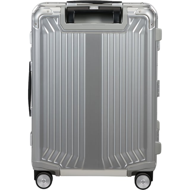 Europe in Alu, Samsonite »Lite Hartschalen-Trolley aus Edition; Box Made Aluminium; DFB | 55 BAUR cm«, eloxiertem