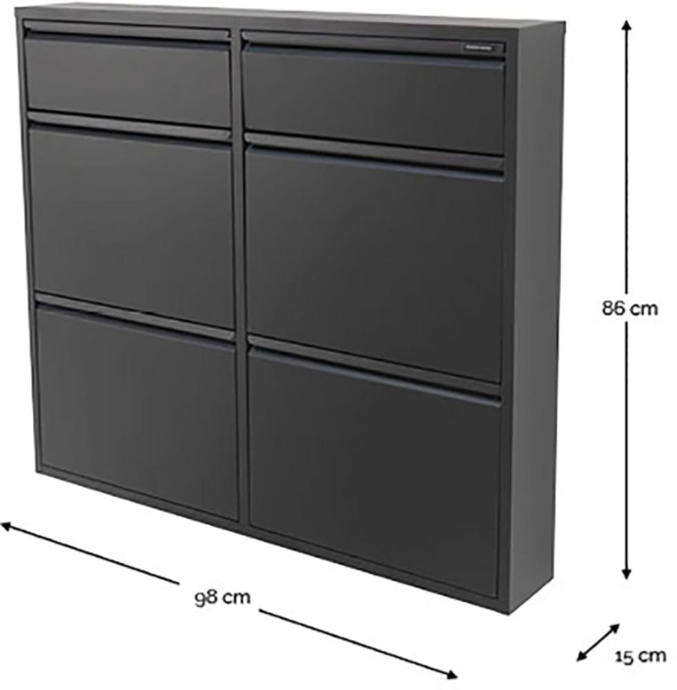 Spinder Design Schuhschrank »Billi« Metall, Breite 98 cm