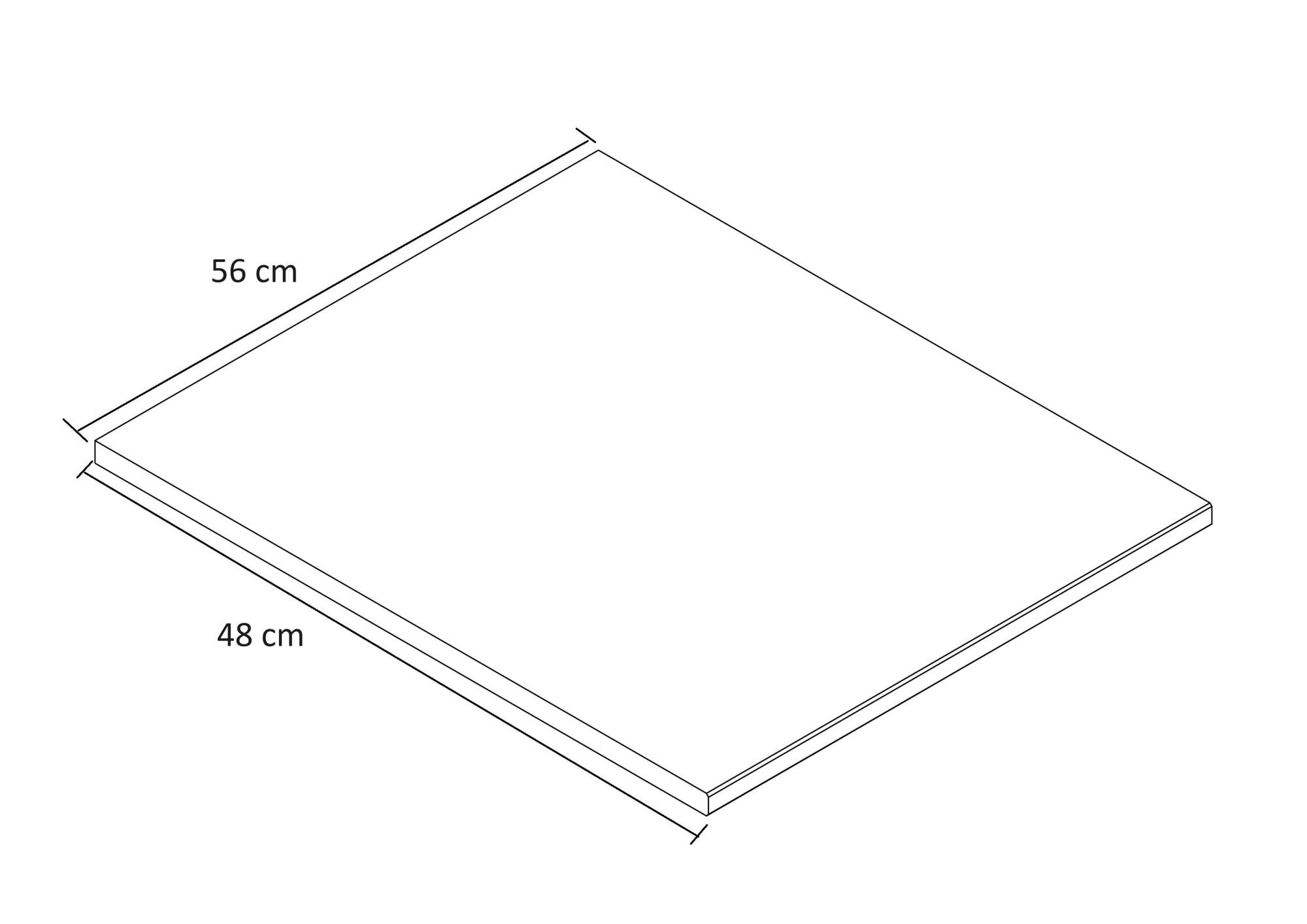 andas Einlegeboden »Hällevik Inneneinteilung, Stauraum, Zubehör für Schränke,«, Einlegeboden für Trennwand Hällevik 98 cm Breit/ Schrank mit 3 Türen