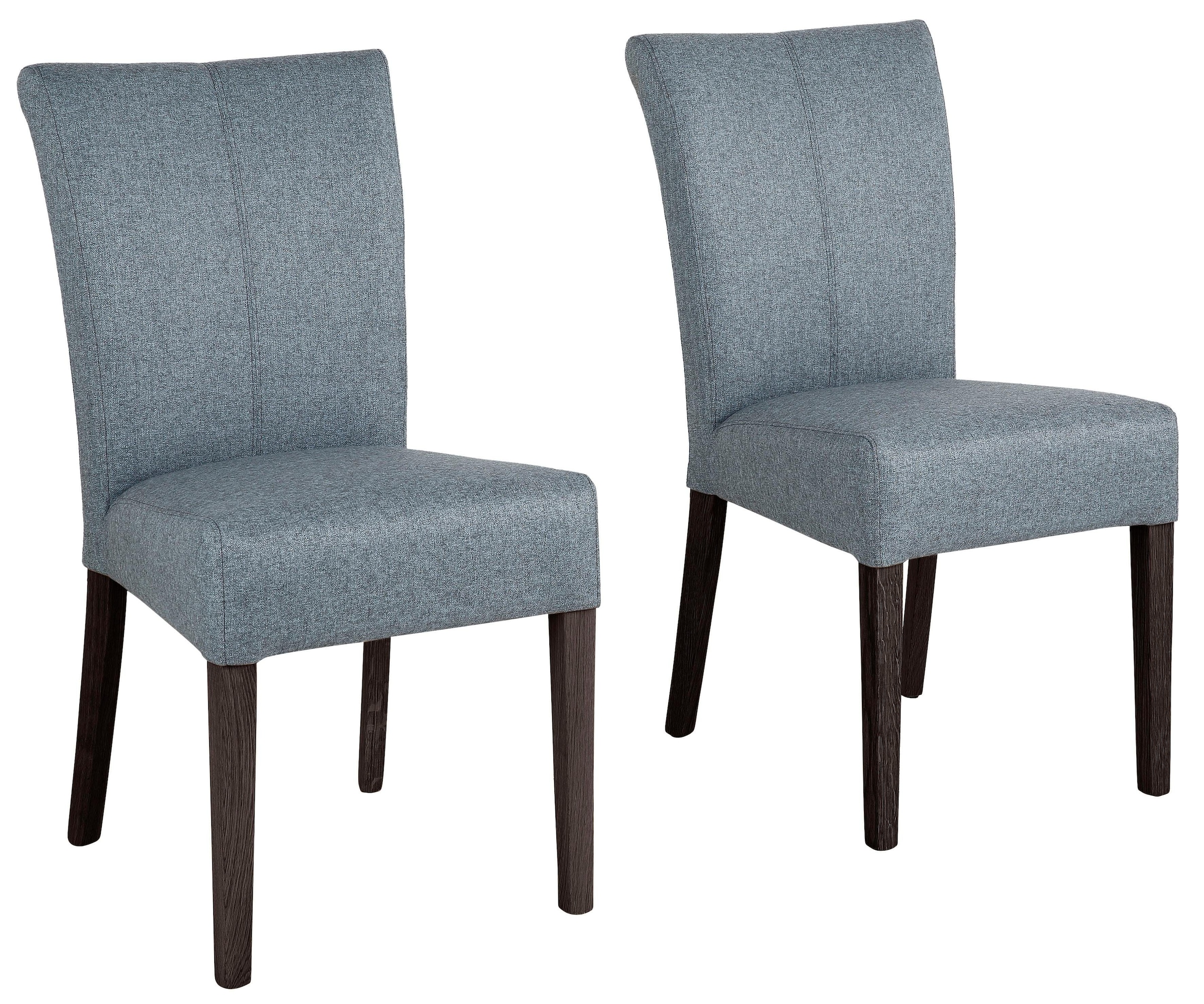 Home affaire Esszimmerstuhl "Queen" (Set) 2 Stk. Feinstruktur Beine aus mas günstig online kaufen