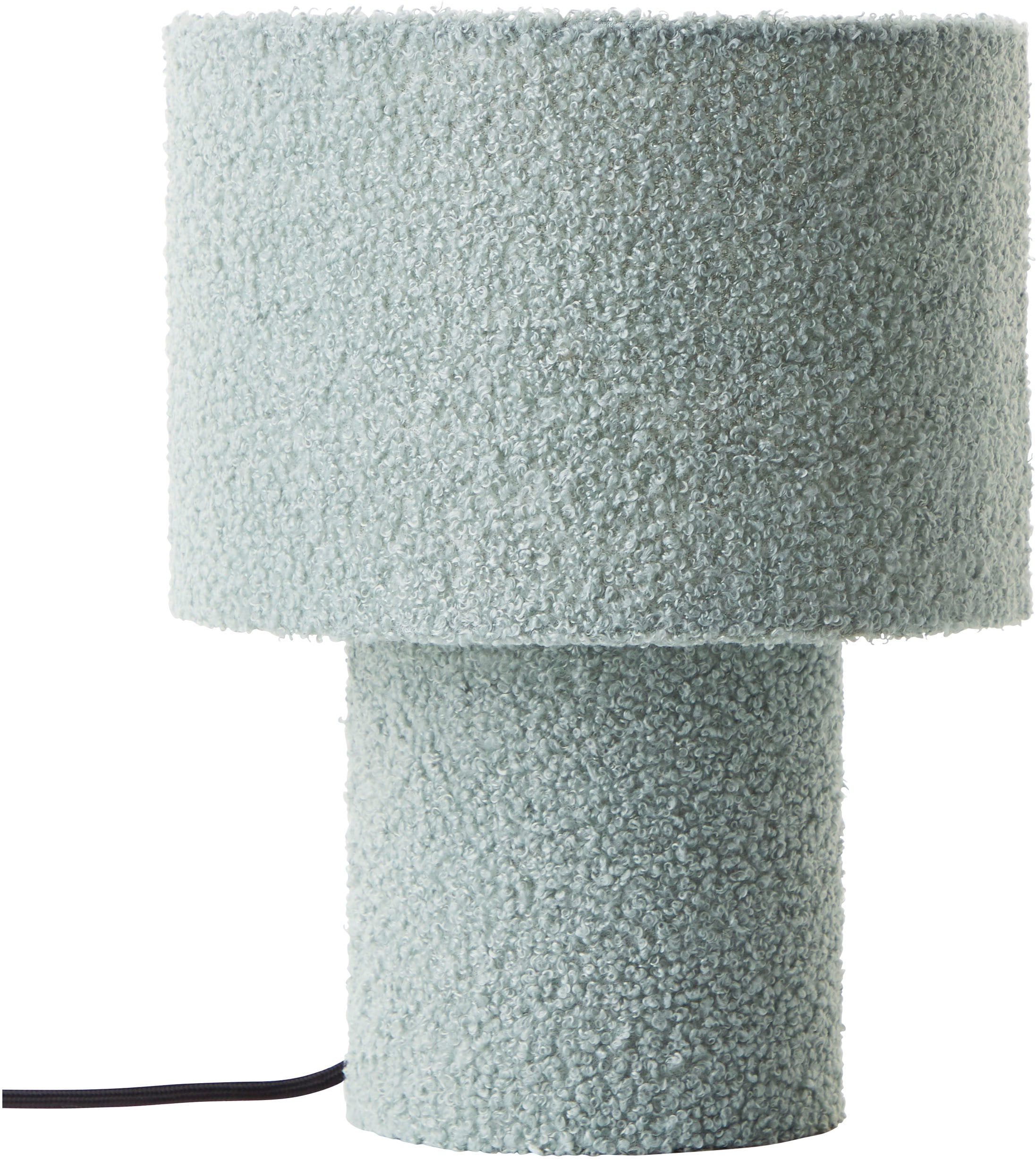 LeGer Home by Lena Gercke Tischleuchte »Debora« E27 1 Stk. Teddy-Stoff, Höhe 30 cm, Ø 23 cm, E27